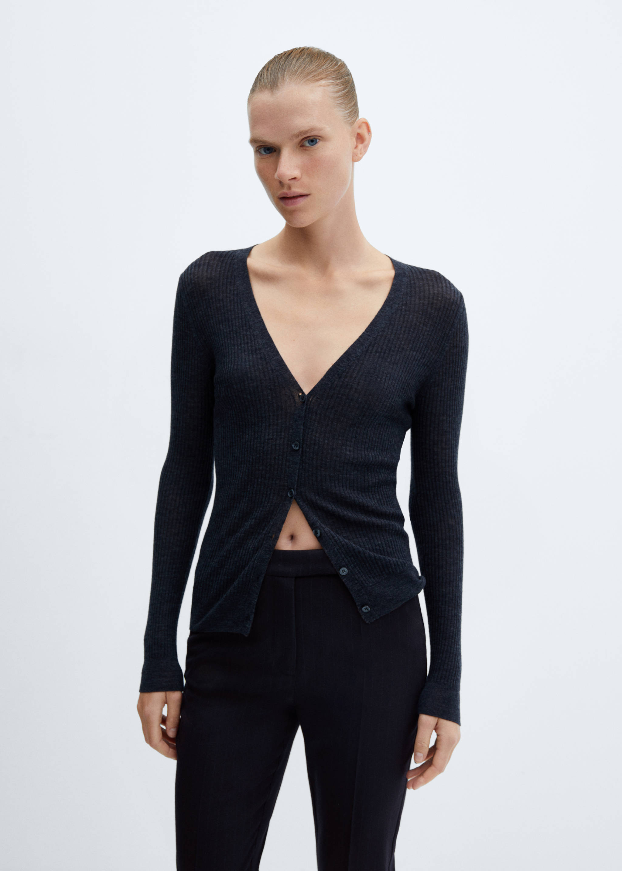 中腰紧身裤 - null