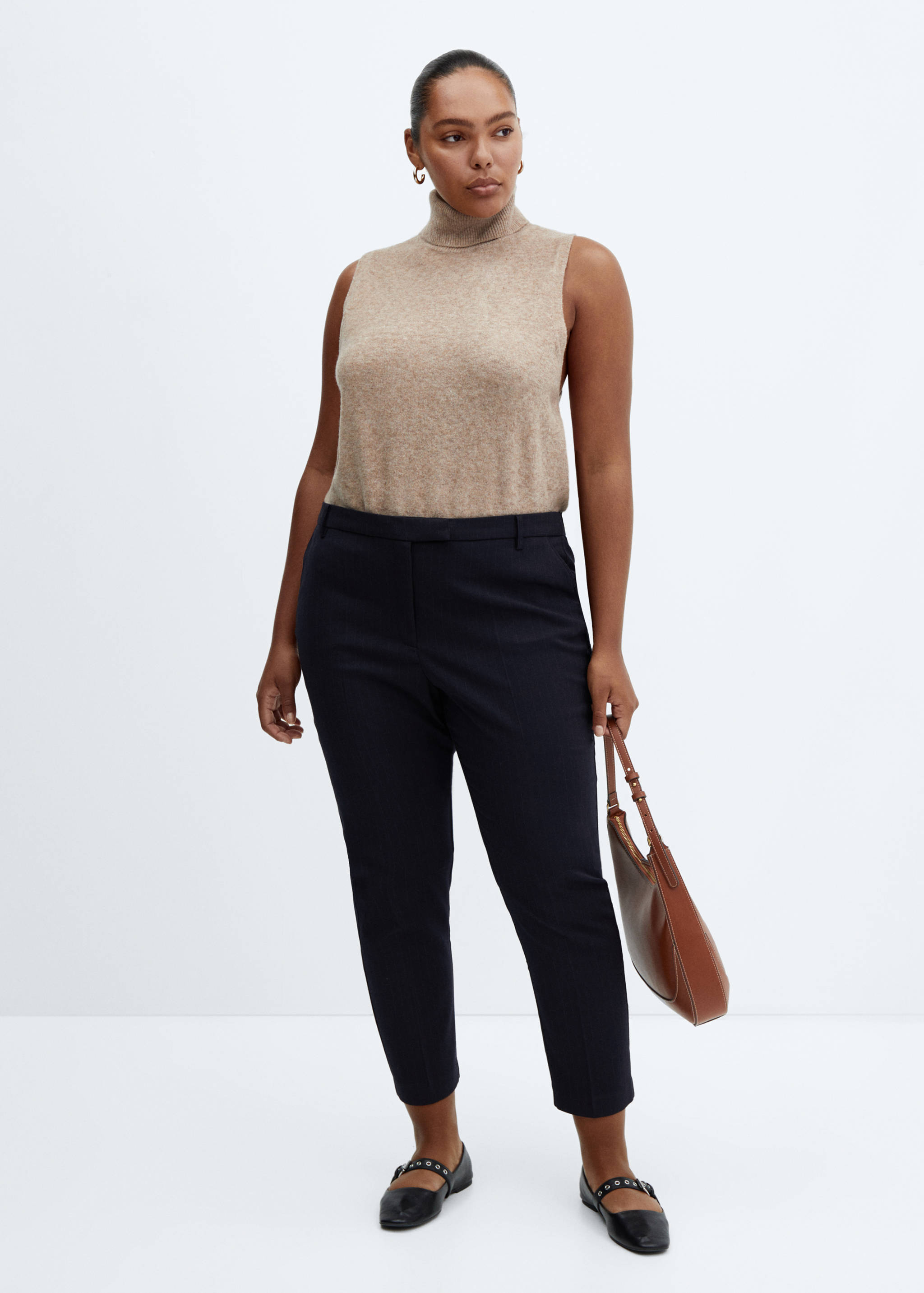 中腰紧身裤 - null