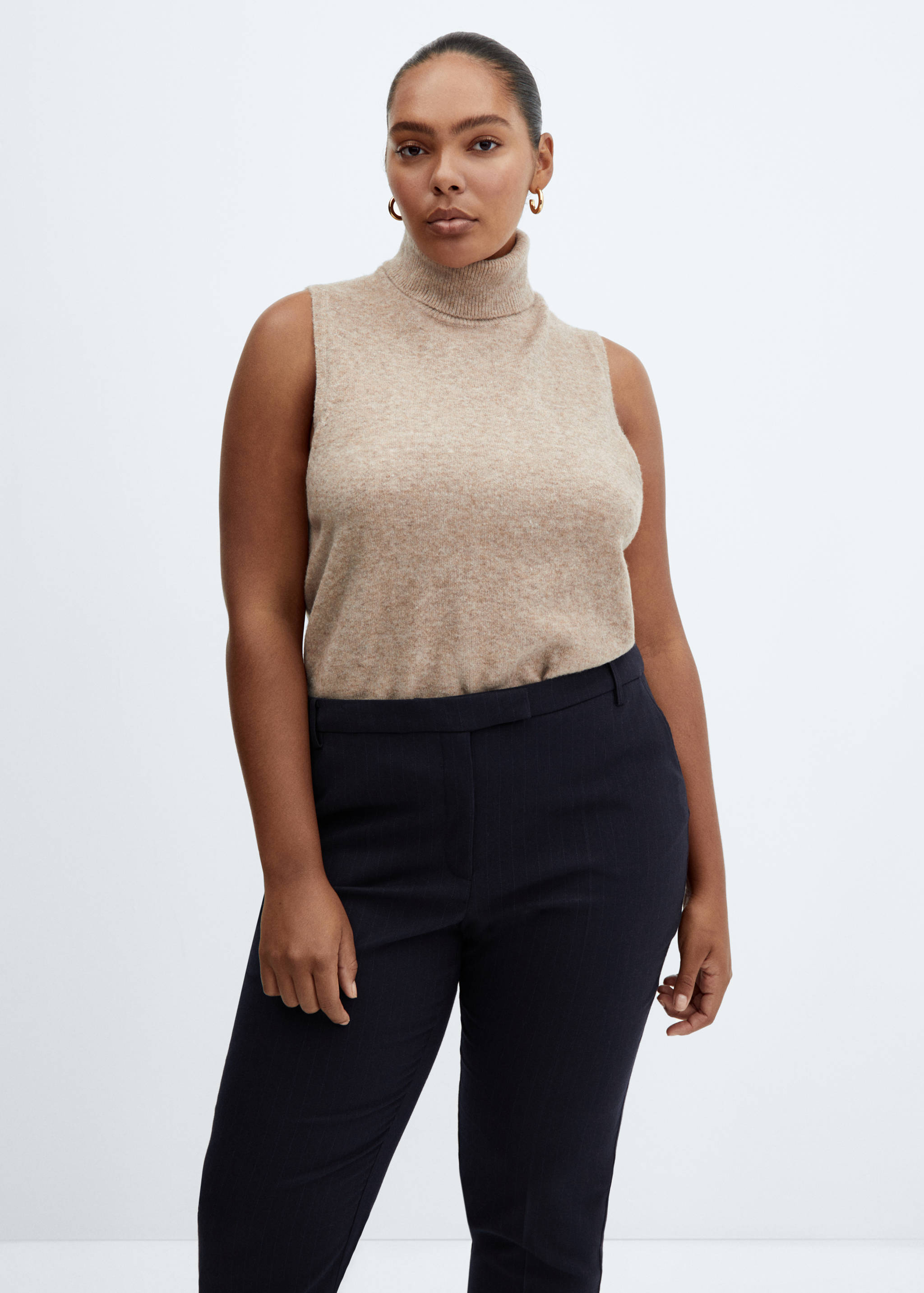 中腰紧身裤 - null