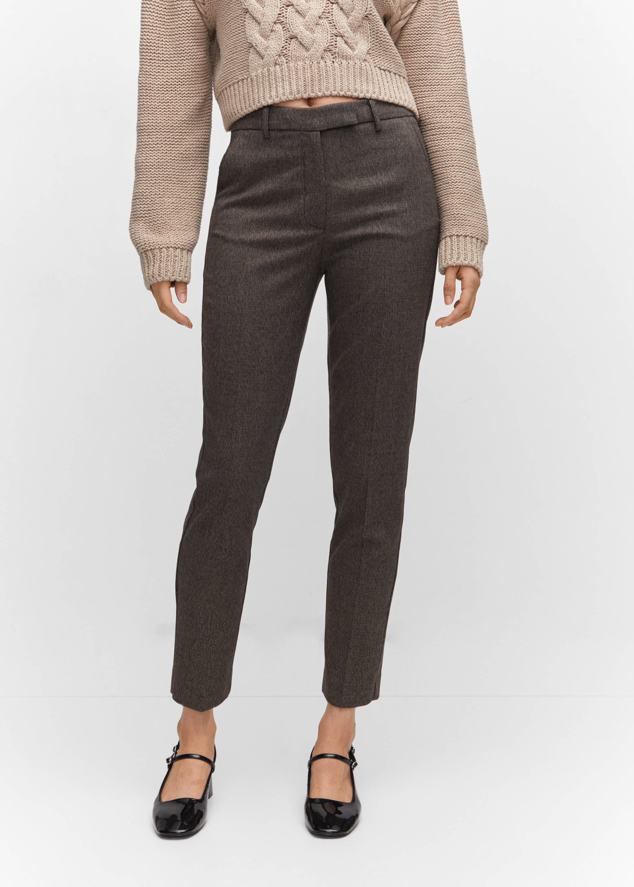 中腰紧身裤 - null