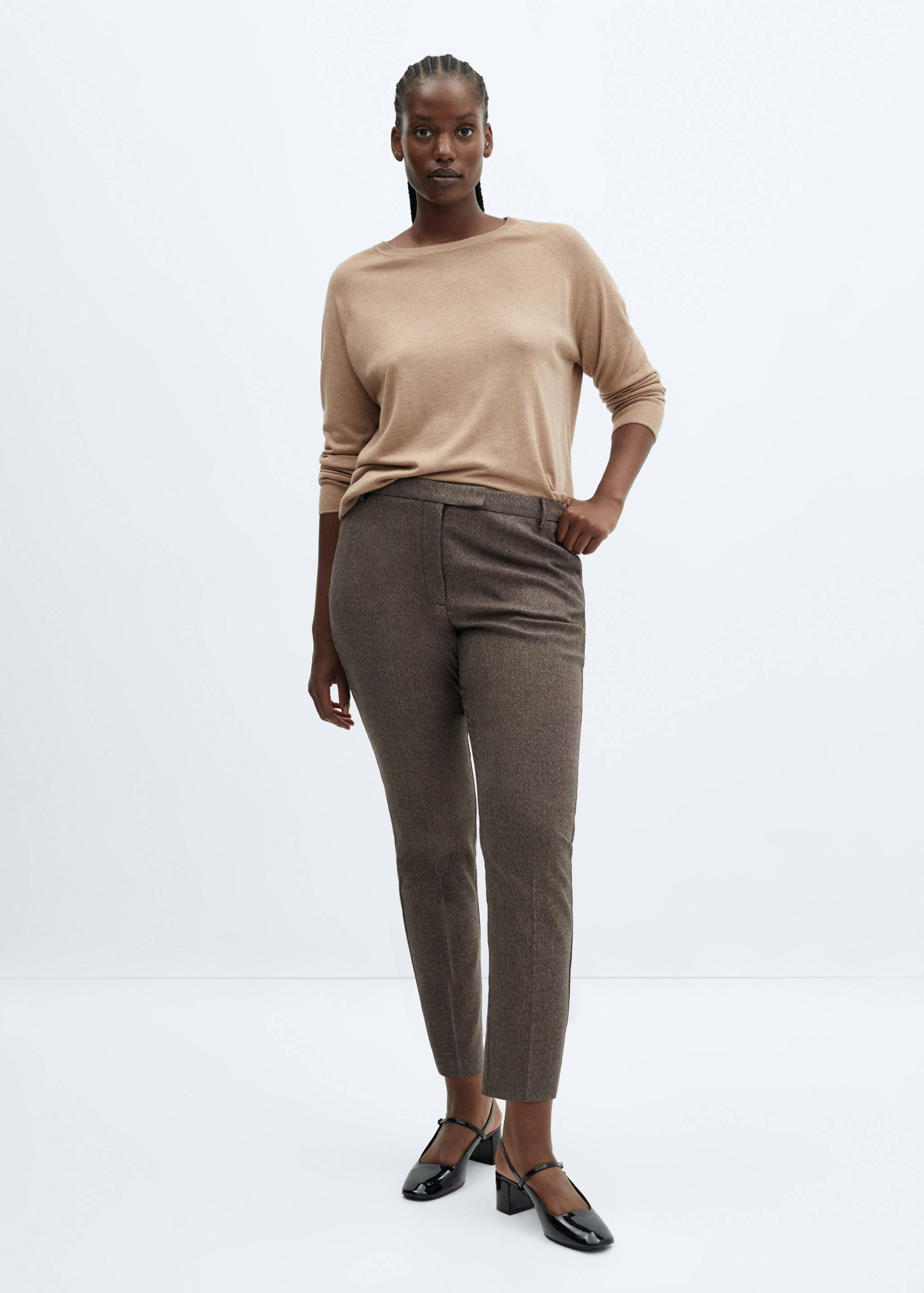 中腰紧身裤 - null