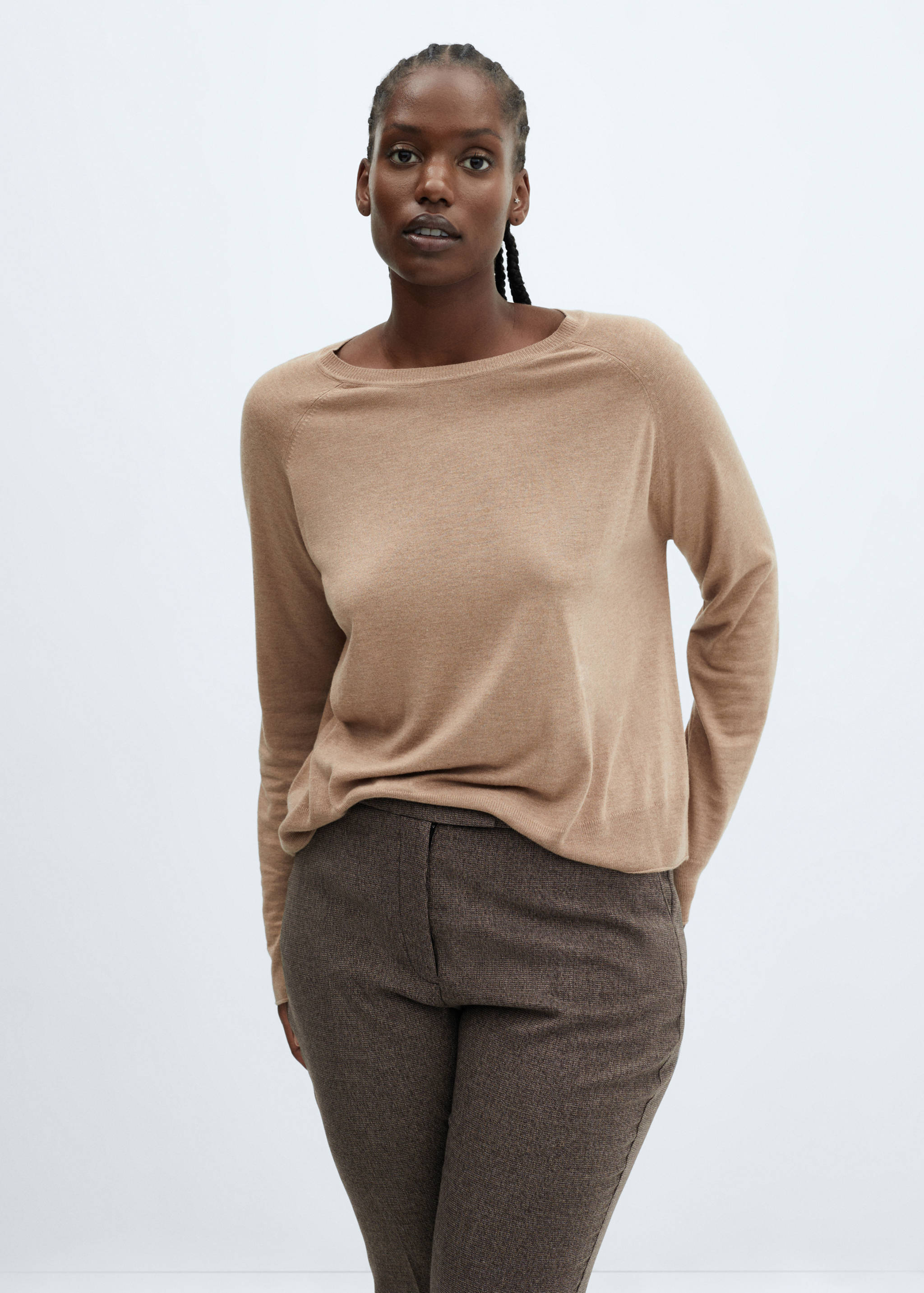 中腰紧身裤 - null