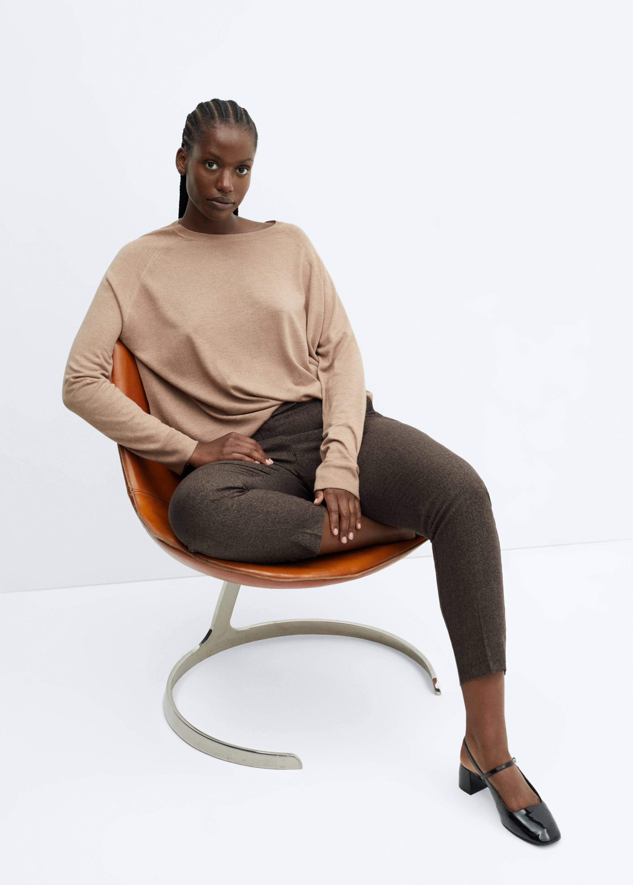 中腰紧身裤 - null