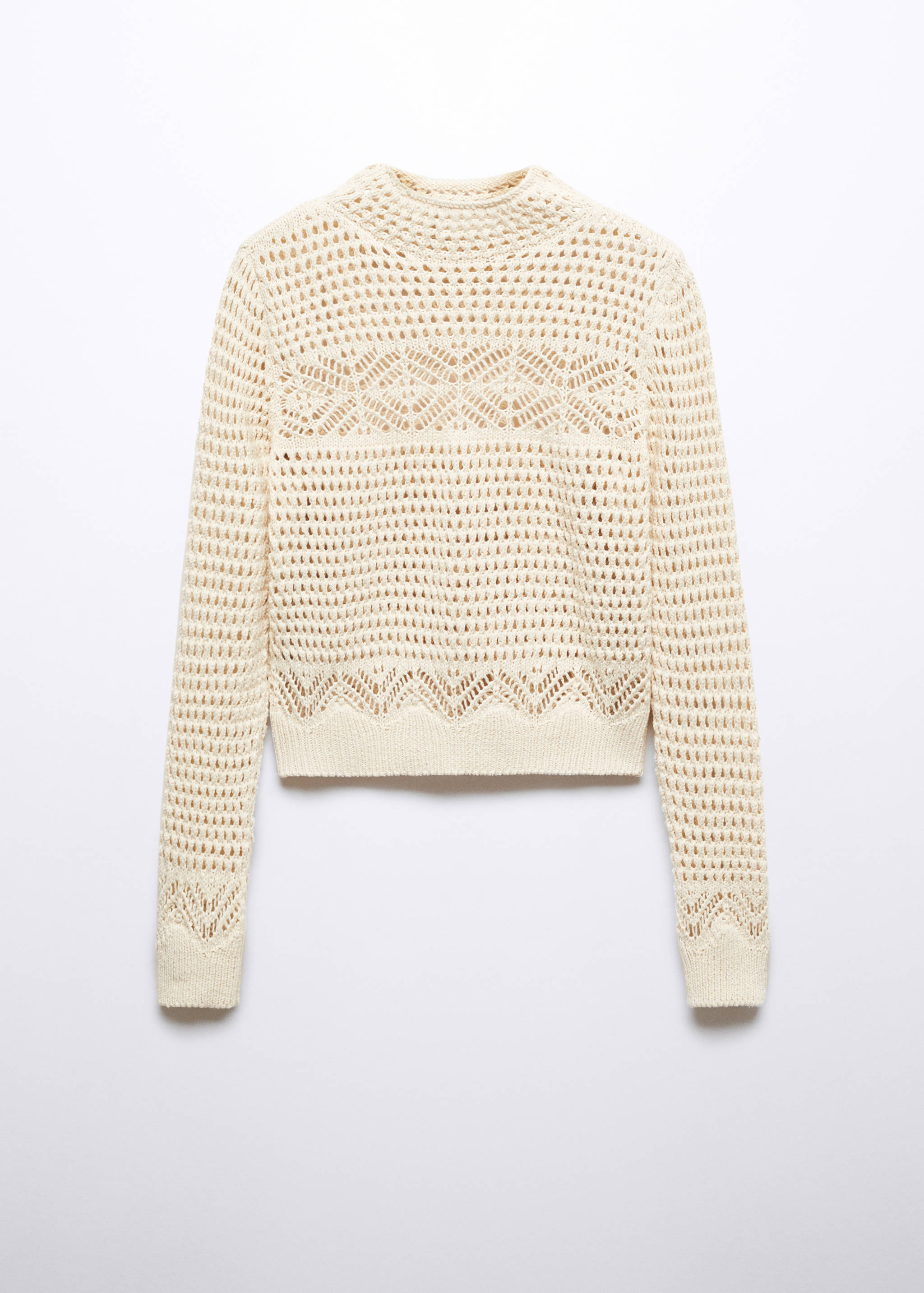 Jersey calado cuello perkins - Artículo sin modelo