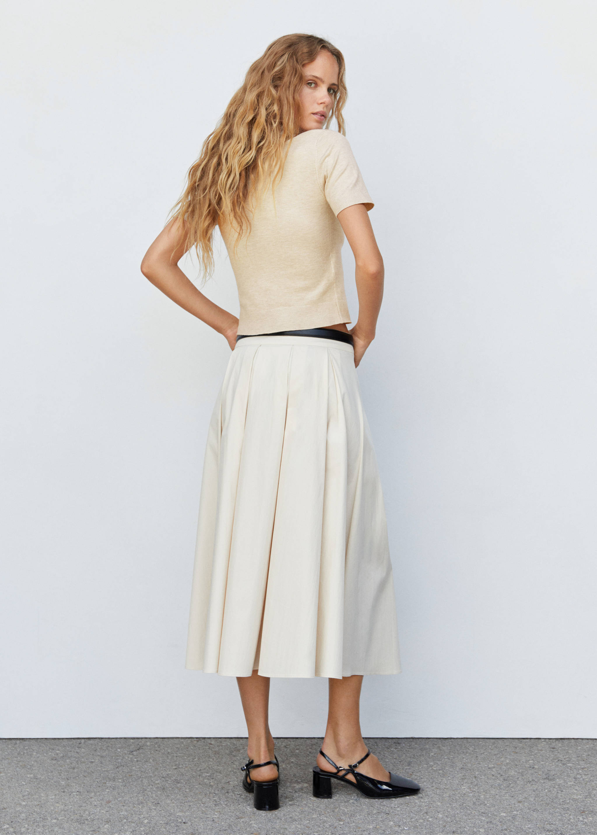 Polo style sweater - Reverse of the article