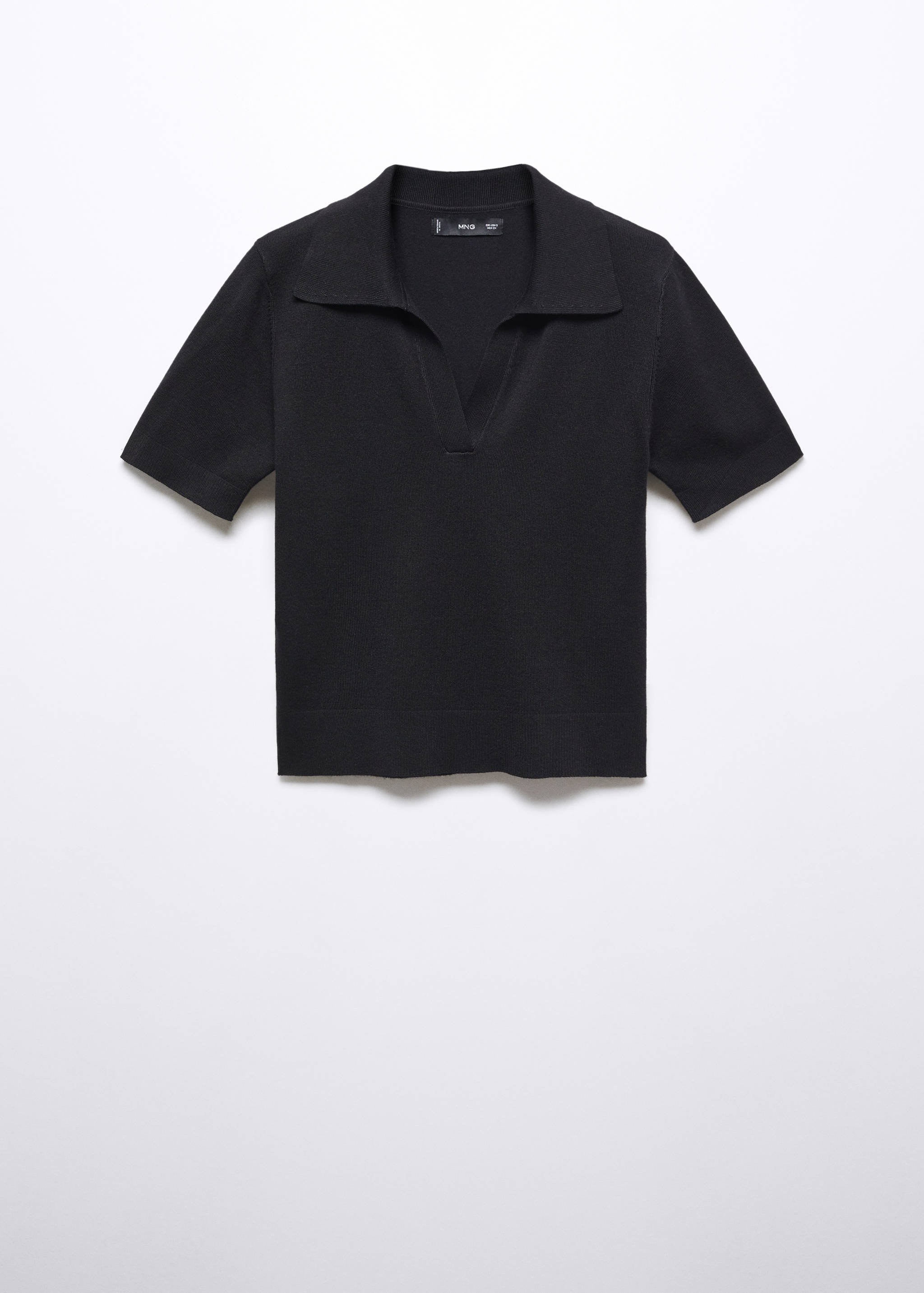 Джемпер в стиле поло - Изделие без модели