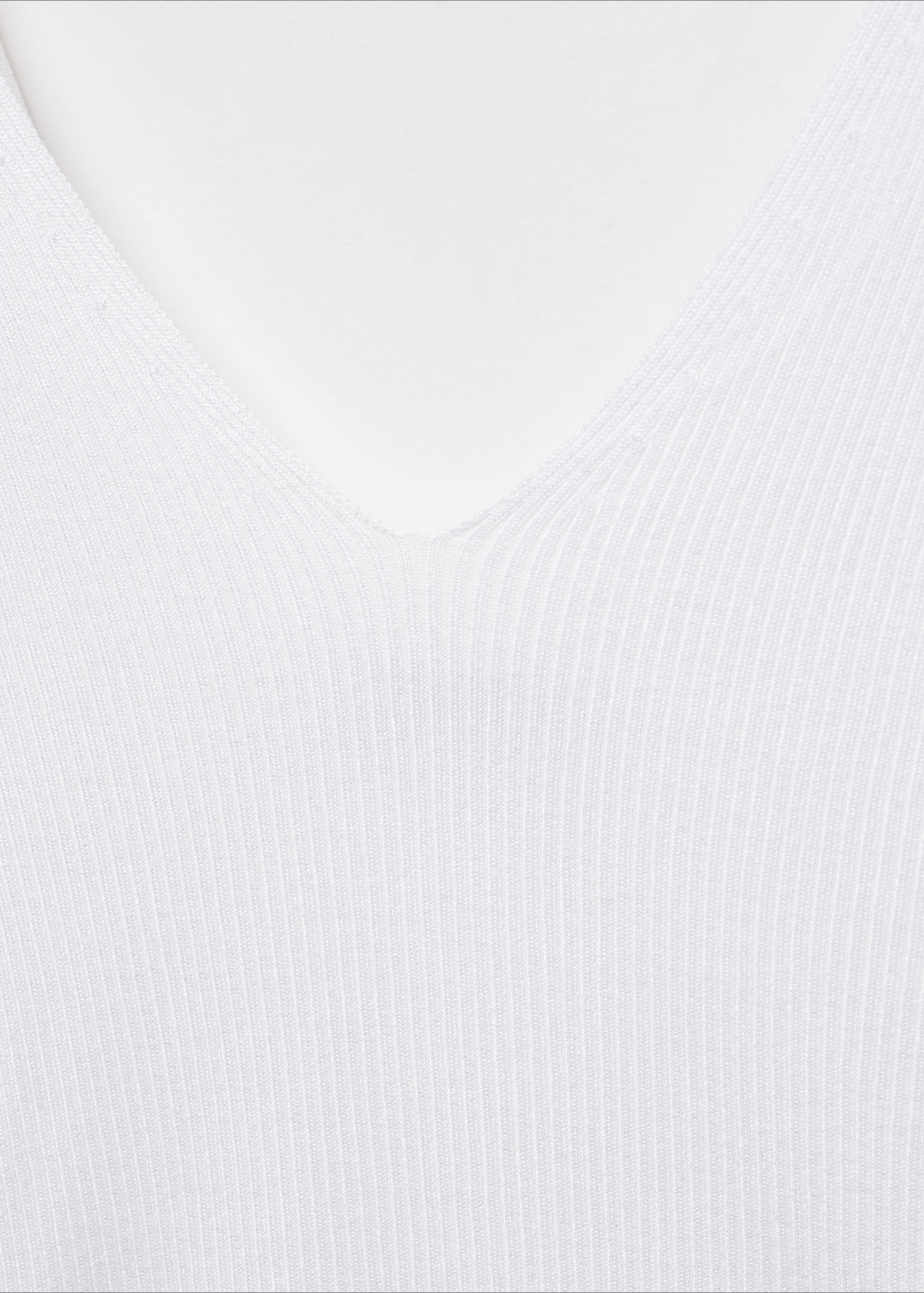 Ribbed sweater with low-cut back - Details of the article 8