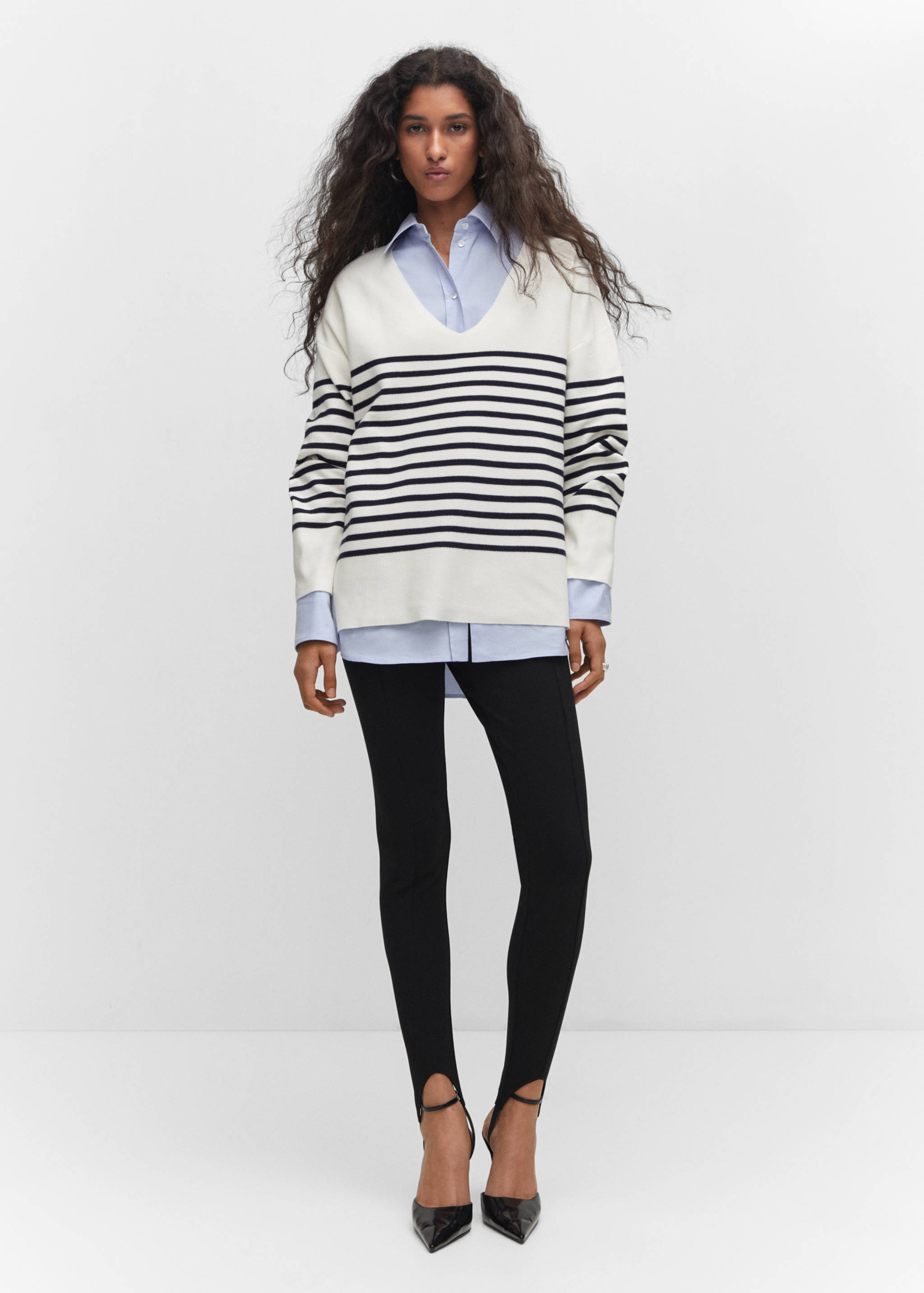 Pull-over oversize col V - Plan général