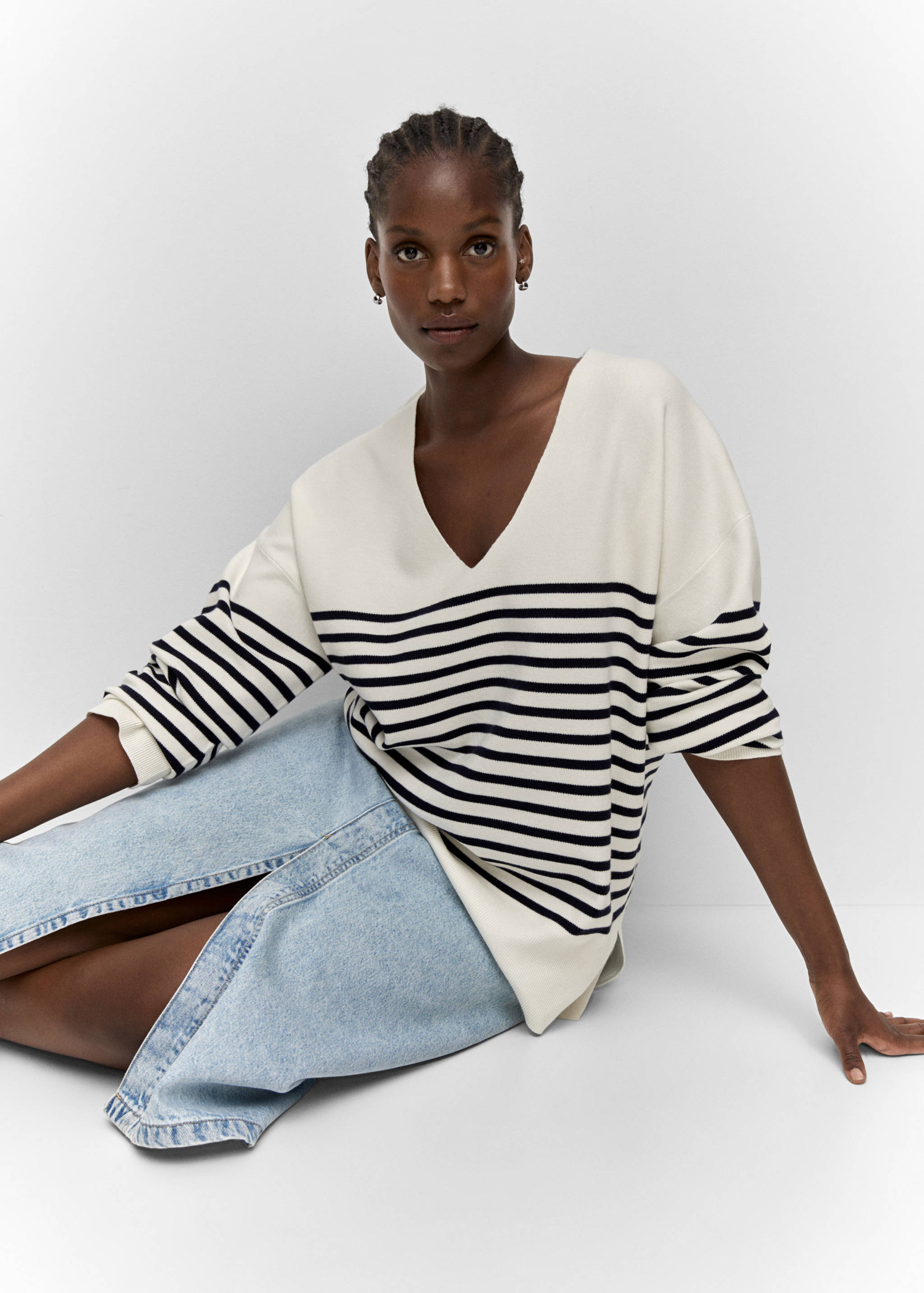 Pull-over oversize col V - Détail de l'article 4