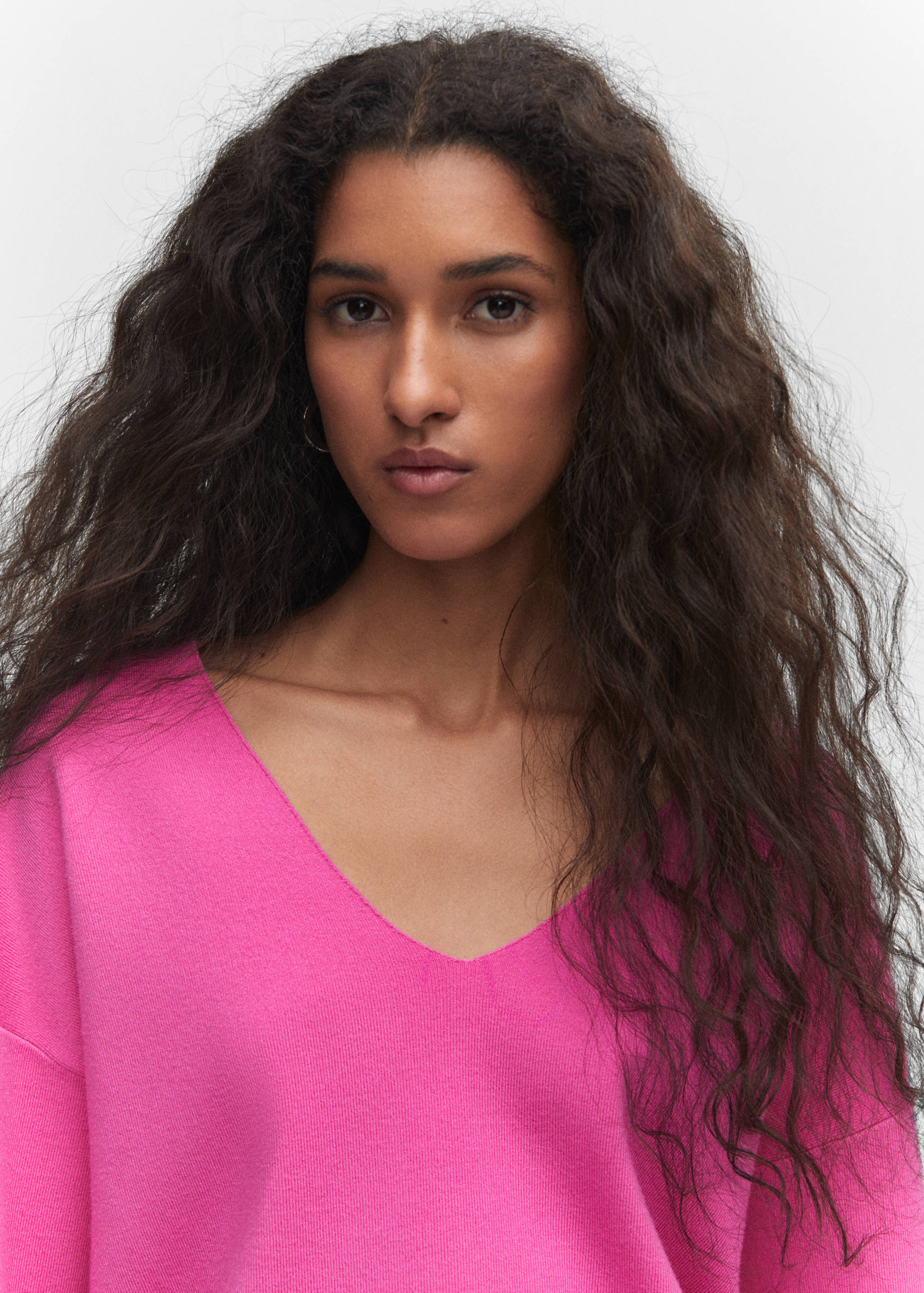 Pull-over oversize col V - Détail de l'article 1