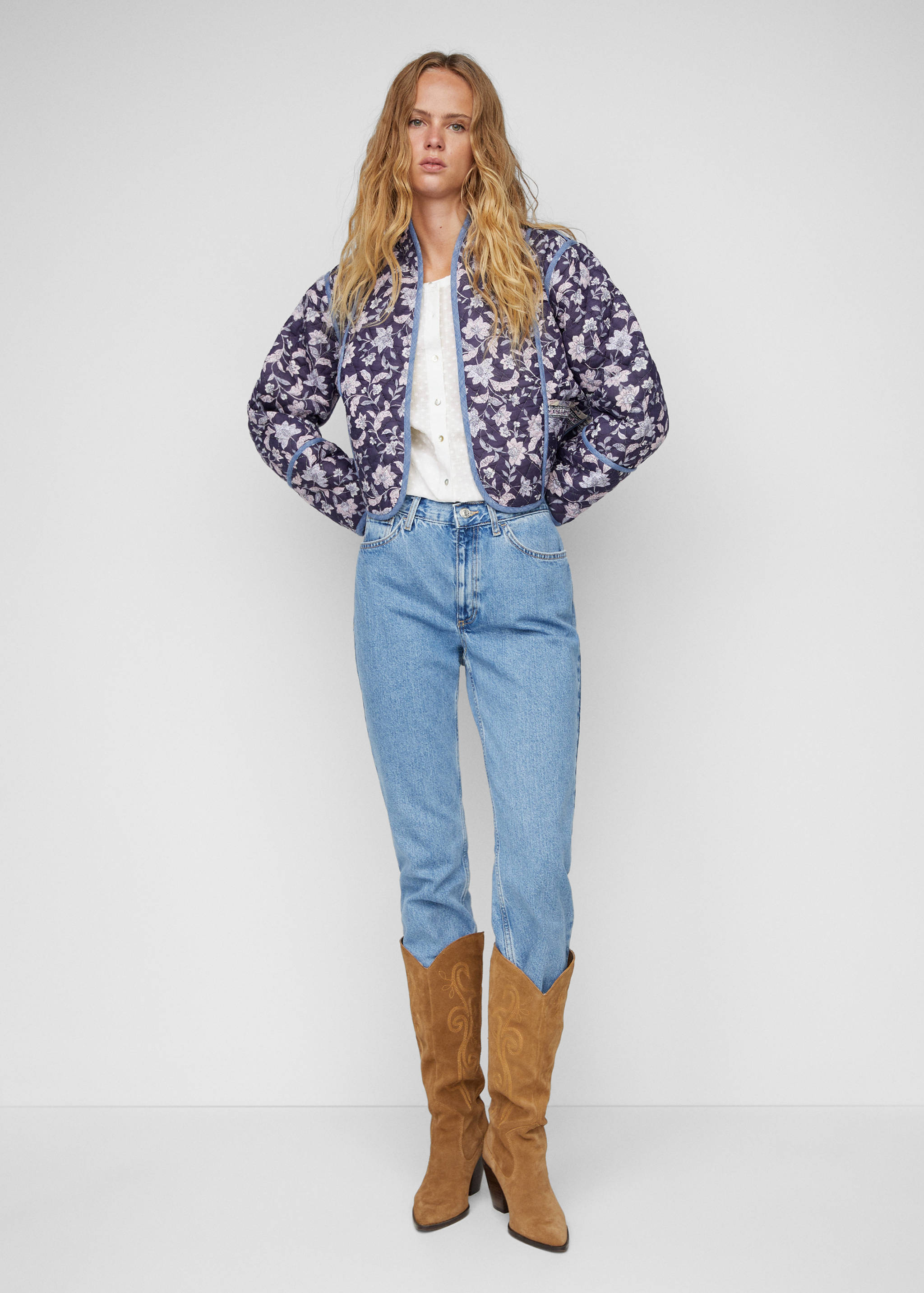 Blouse coton plumetis - Plan général