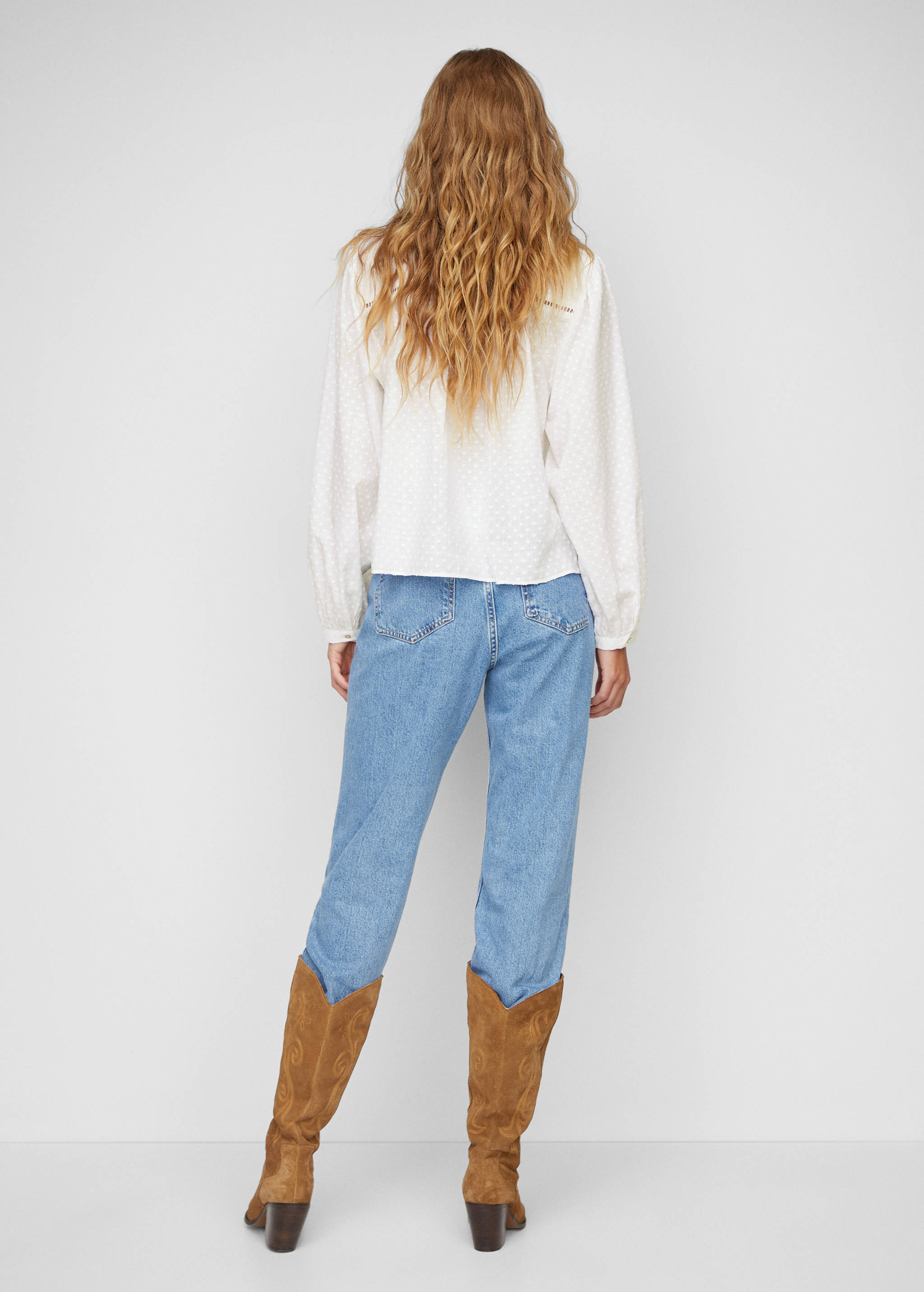 Blouse coton plumetis - Verso de l’article