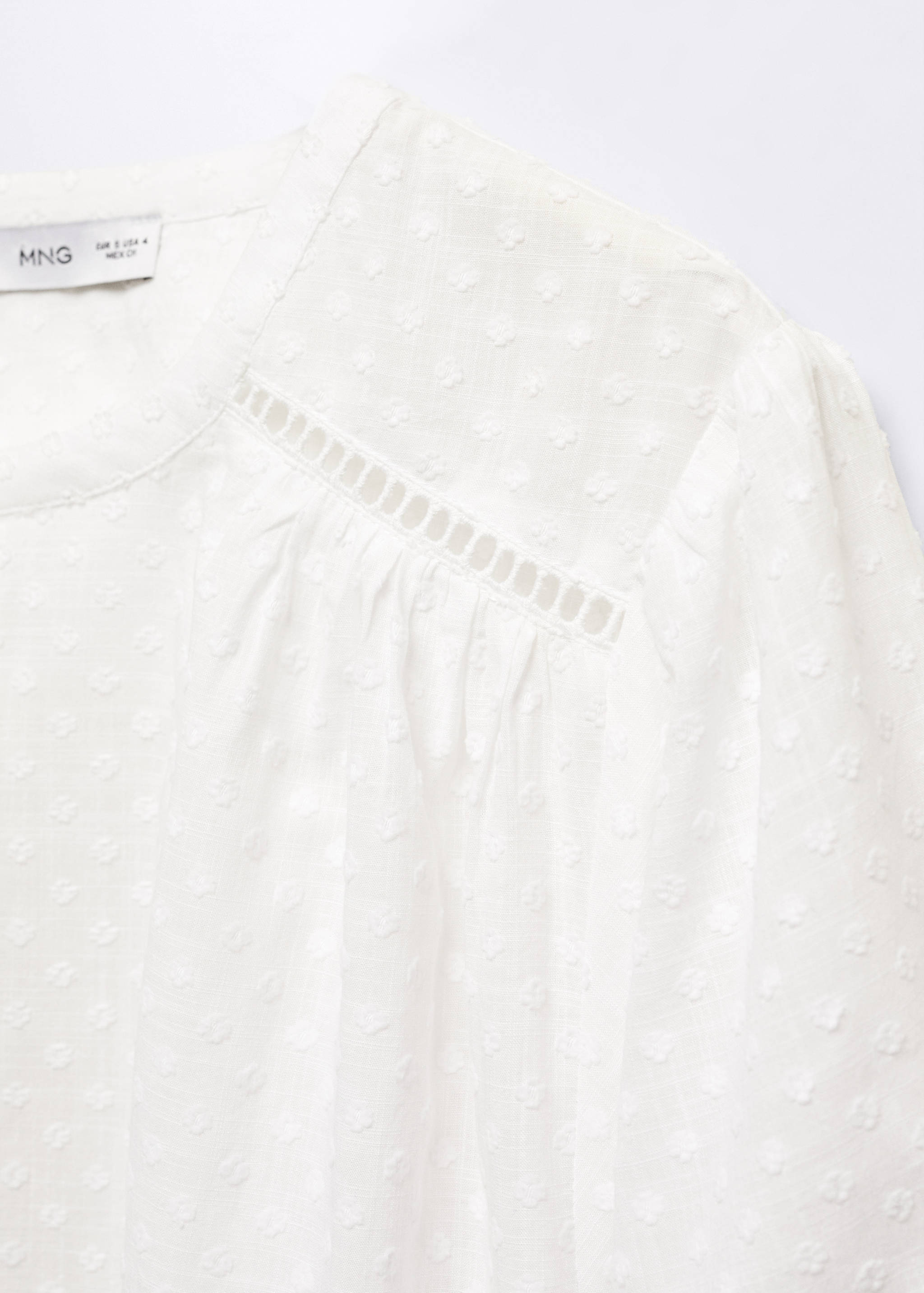 Blouse coton plumetis - Détail de l'article 8