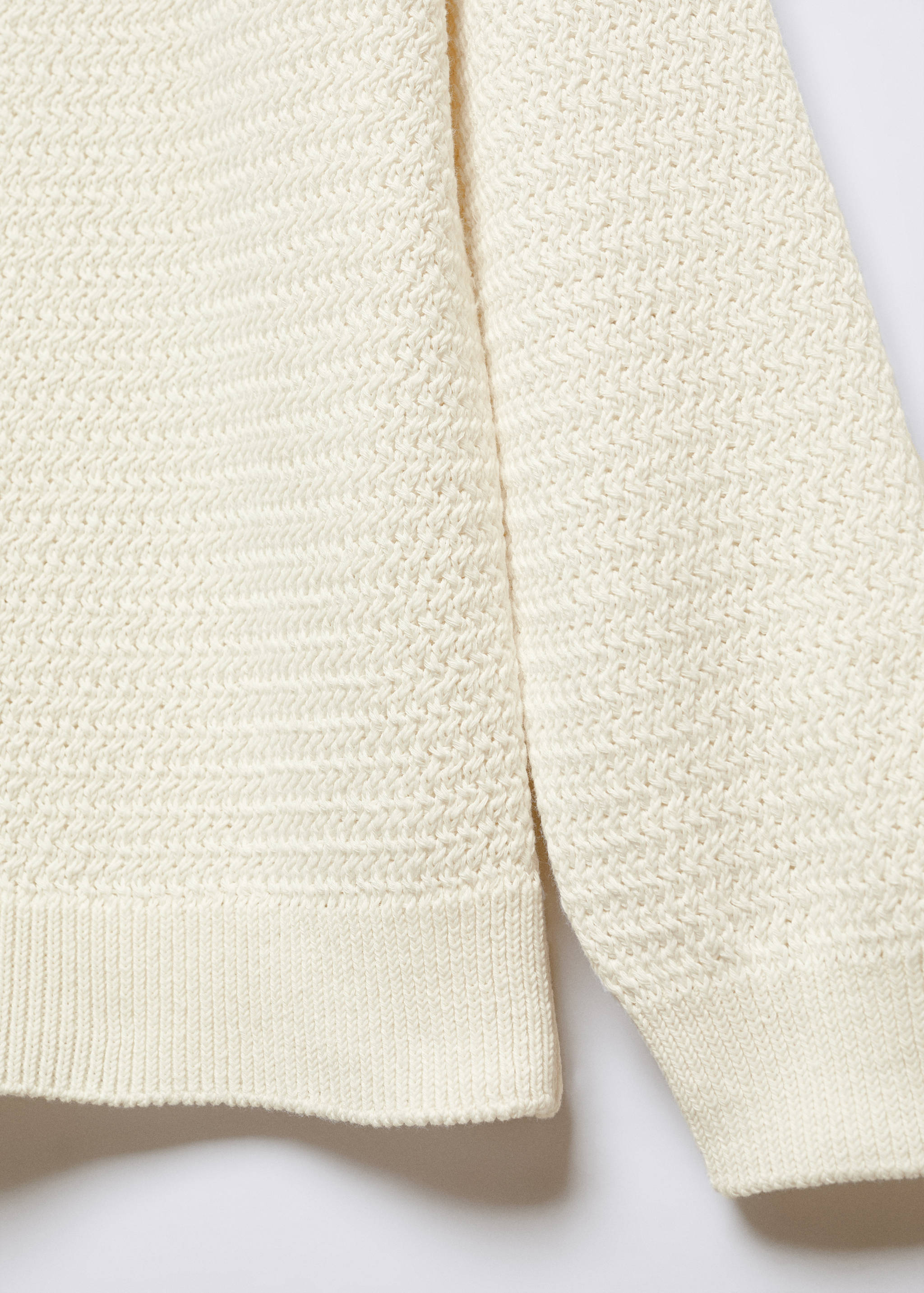 Pull-over coton col V - Détail de l'article 8