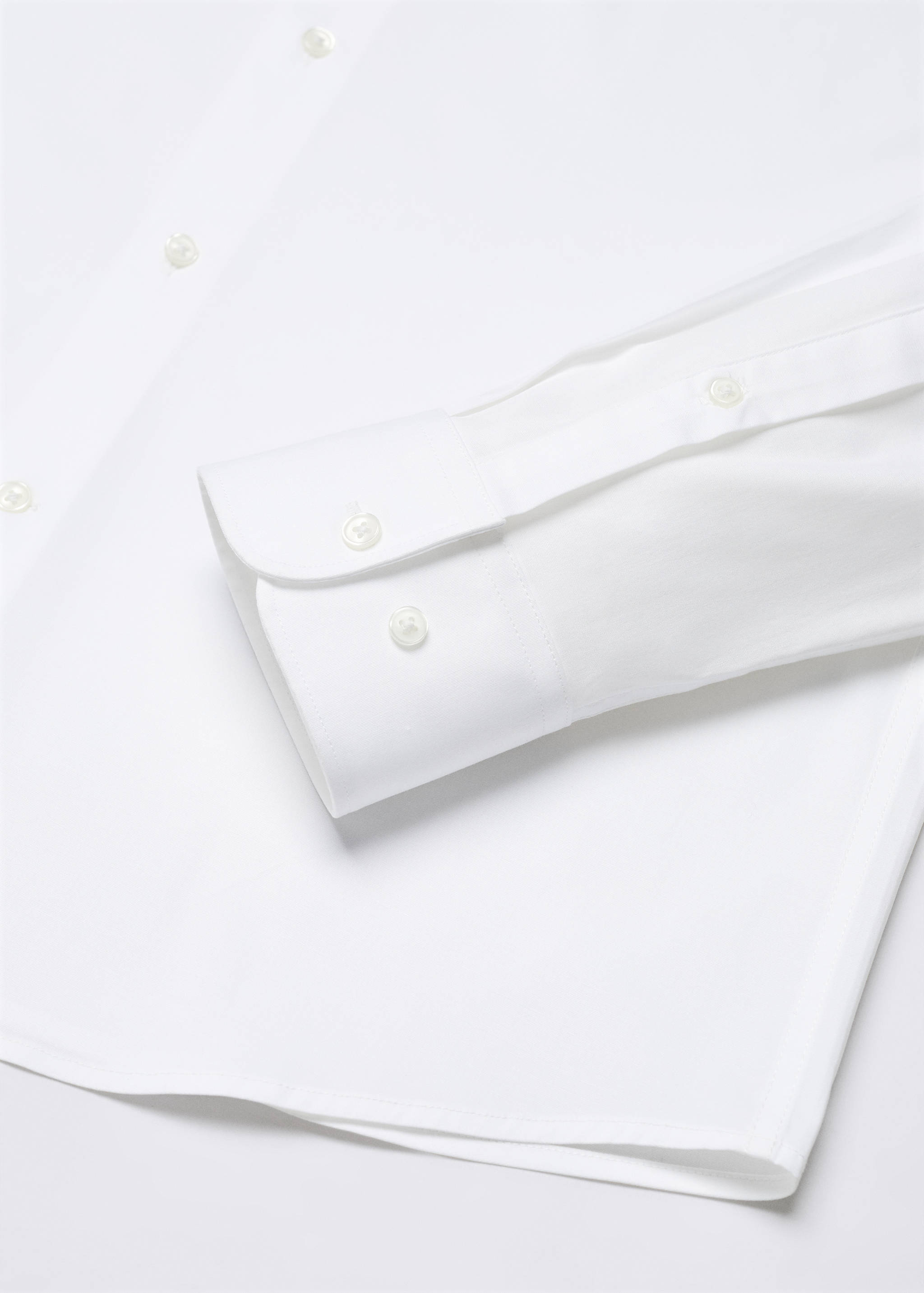 Slim fit stretch cotton shirt - Details of the article 8
