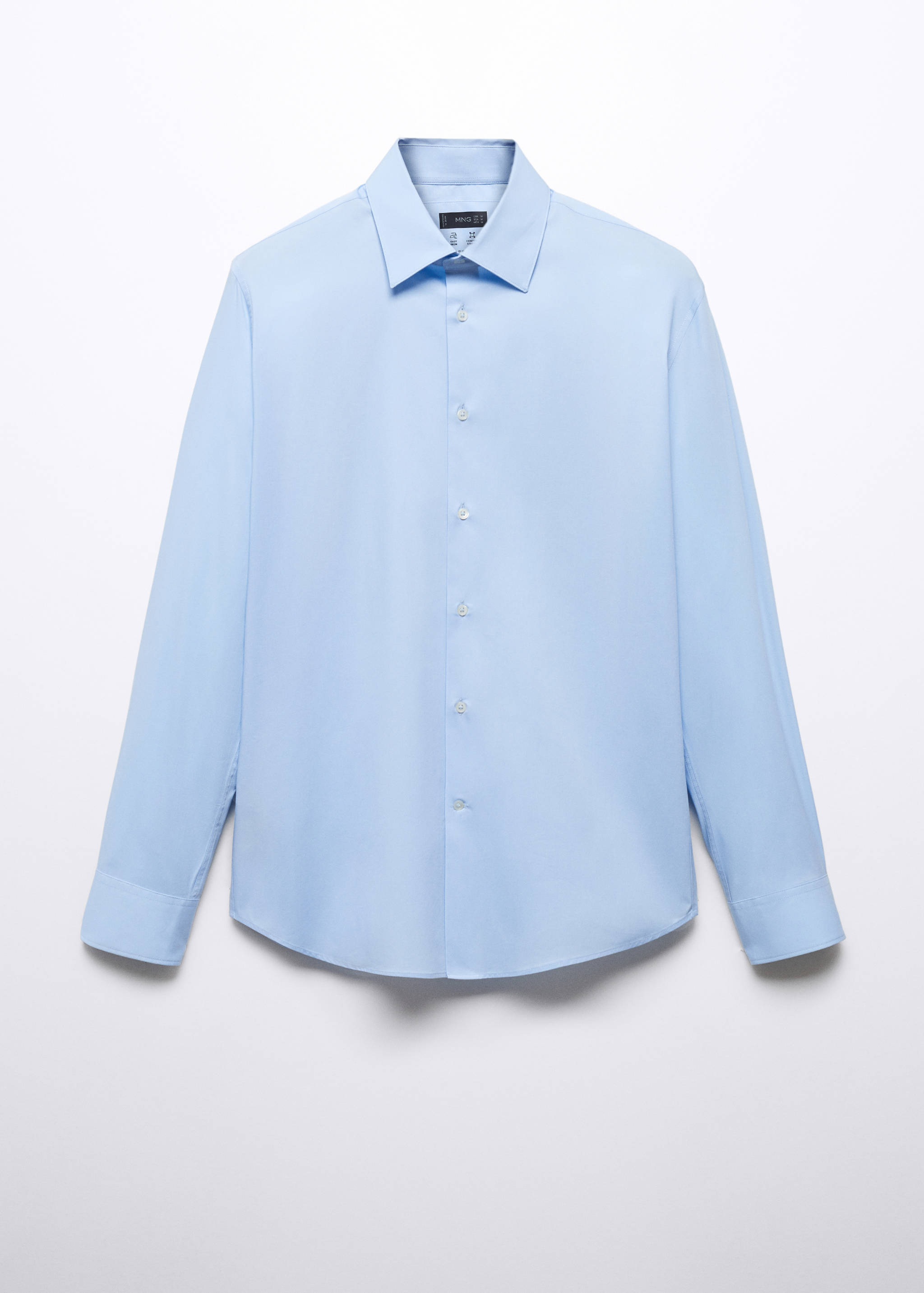 Slim fit stretch cotton shirt - Article without model