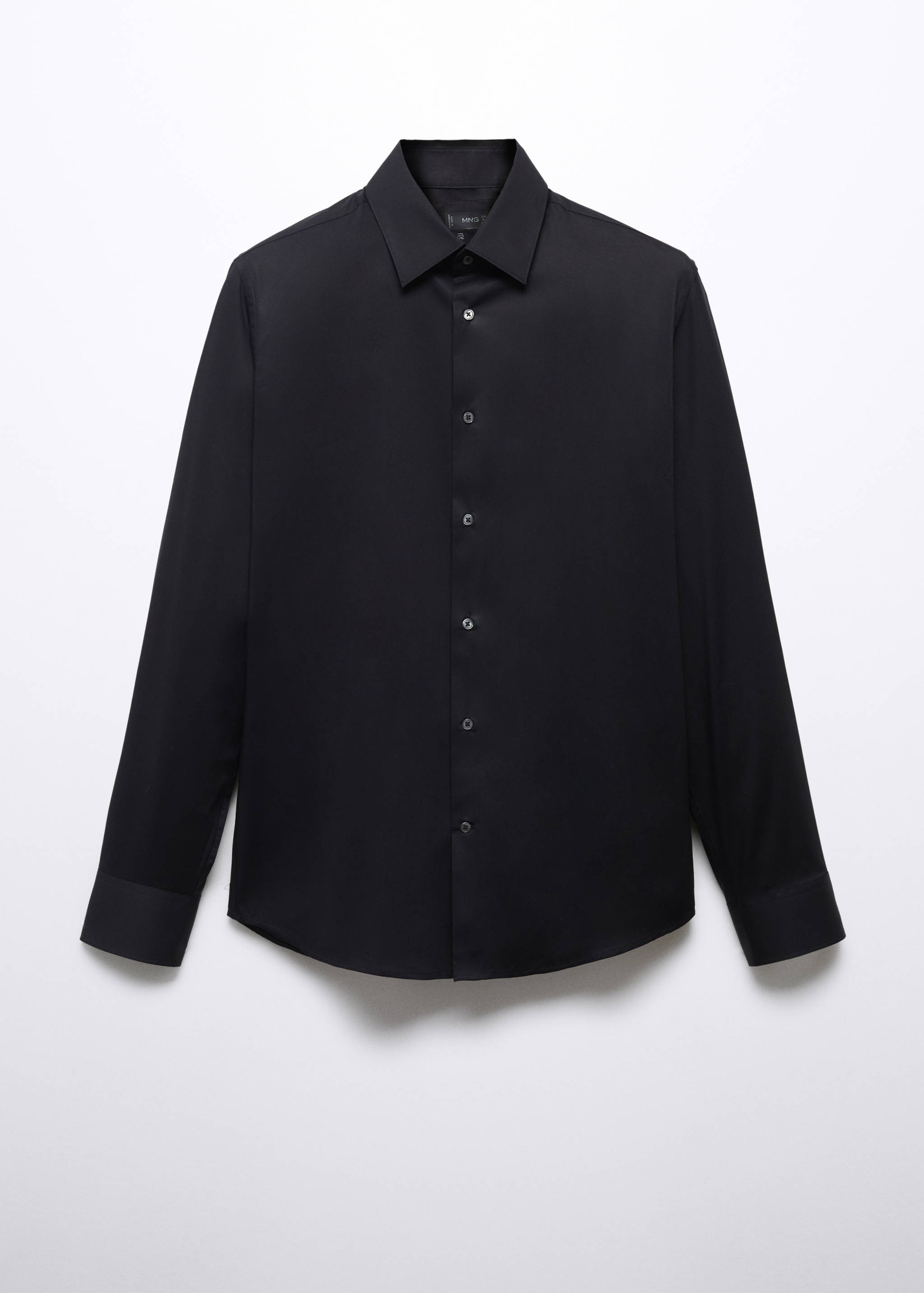 Slim fit stretch cotton shirt - Article without model