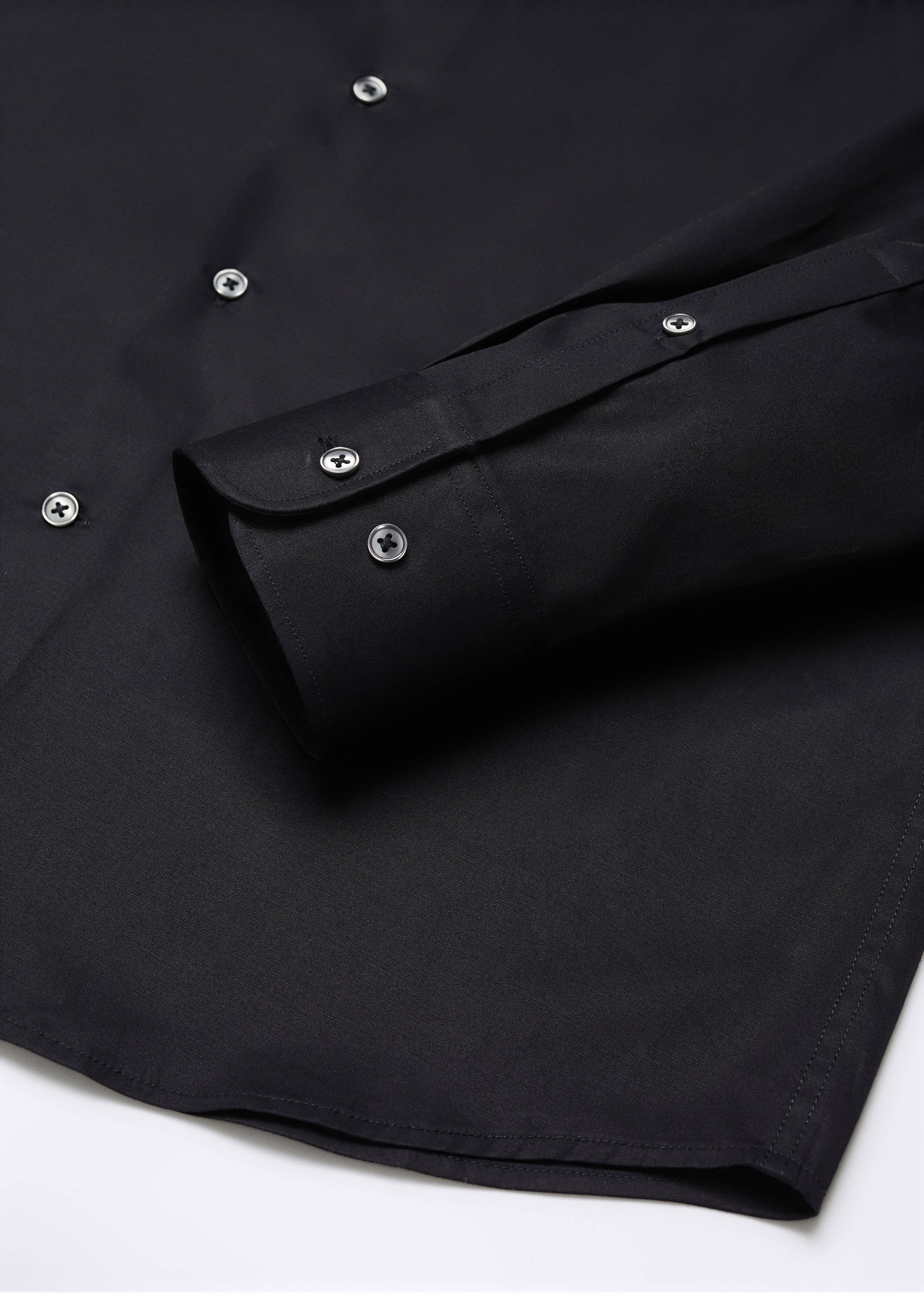 Slim fit stretch cotton shirt - Details of the article 8