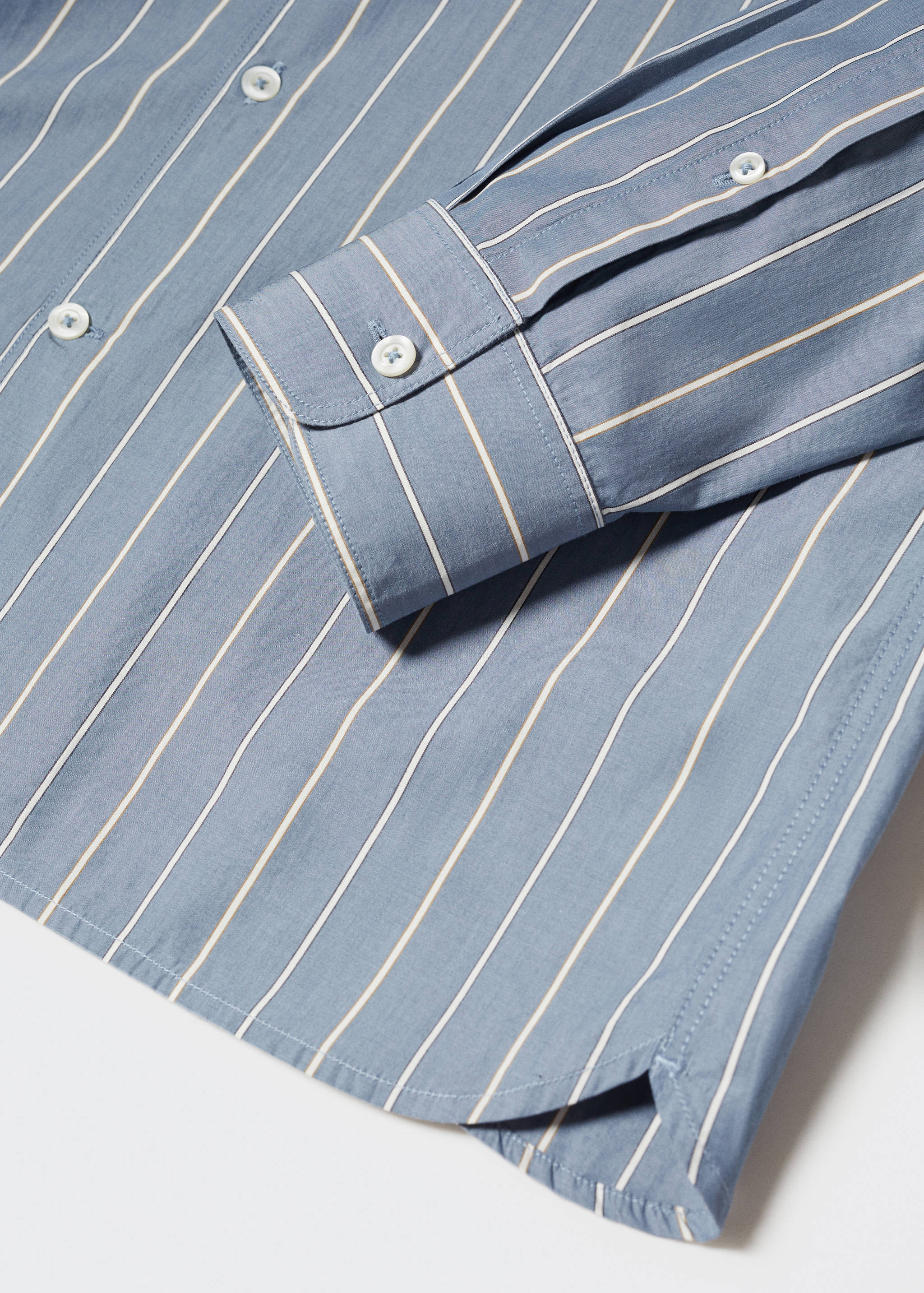 100% cotton striped shirt - Details of the article 8