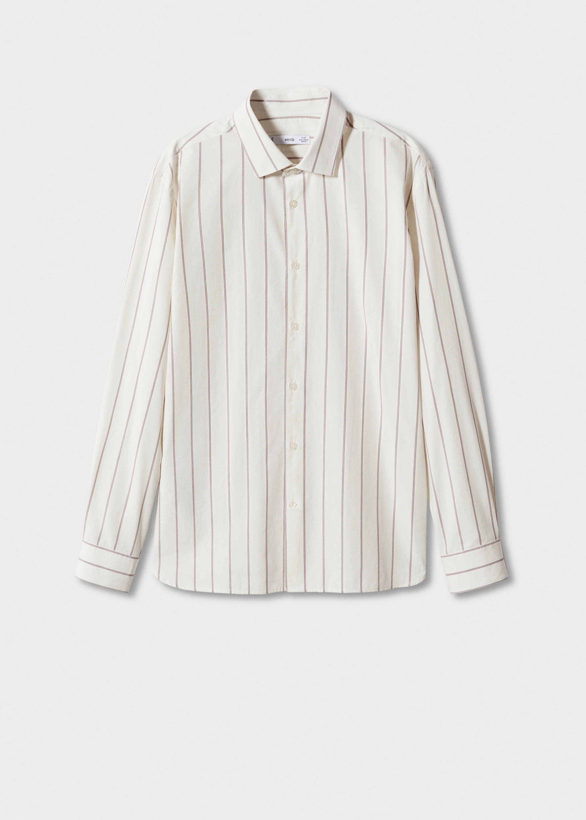 Рубашка 100% хлопок в полоску - Изделие без модели