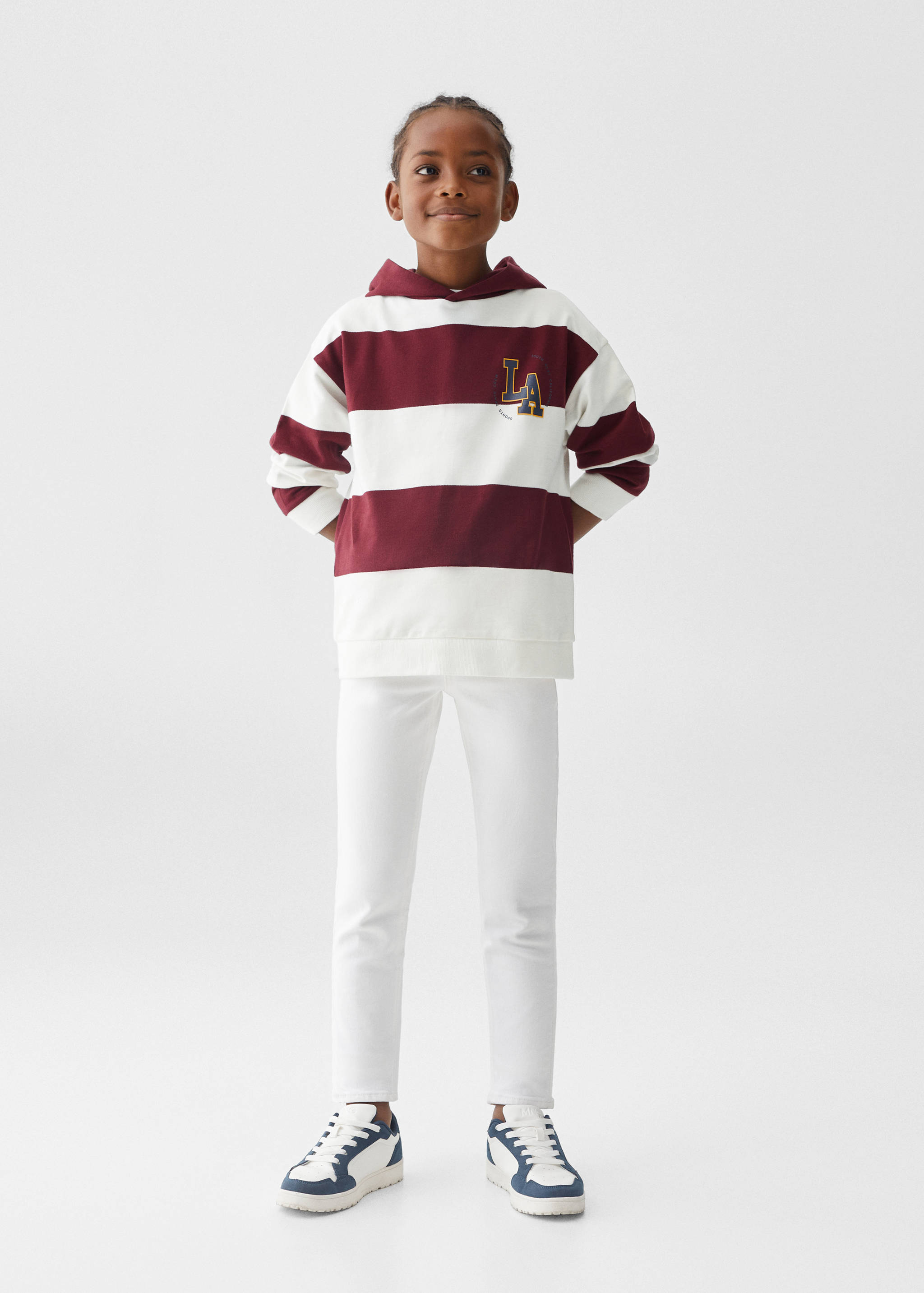 Pull à Col Châle En Tricot Rayé Pour Garçon Marron - 12 Ans C573 P441073
