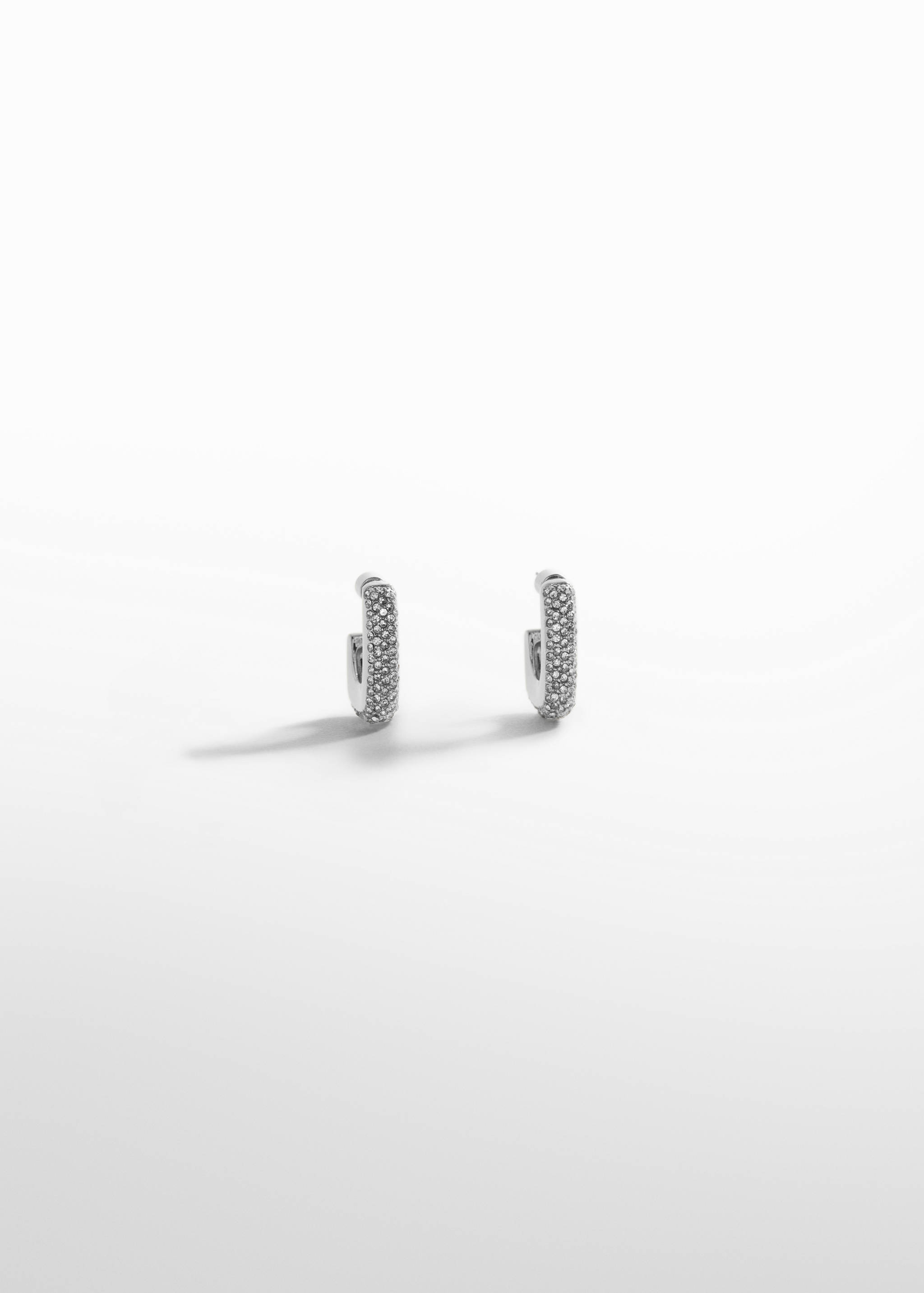 Pendientes aros strass - Artículo sin modelo
