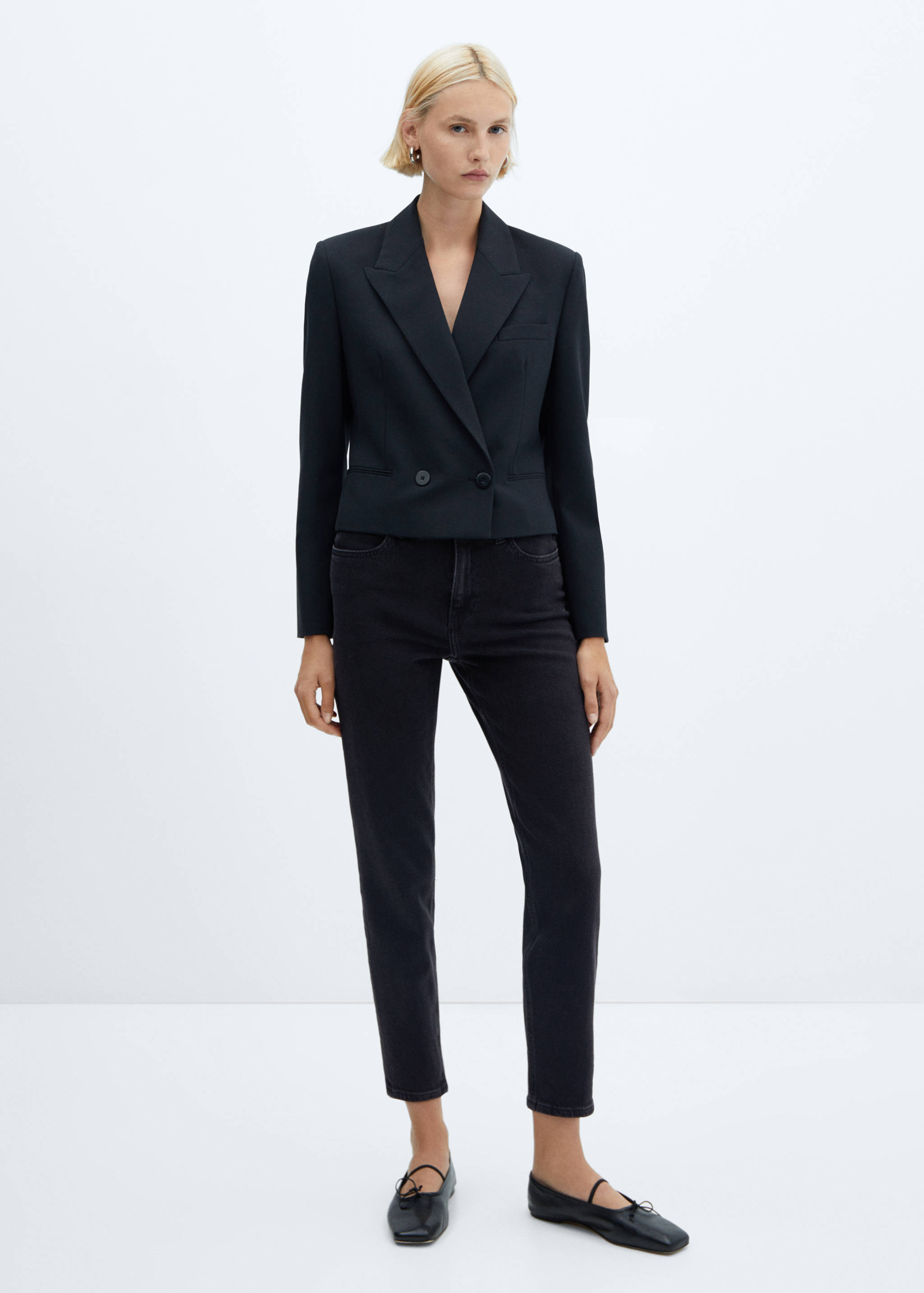 Jean Newmom confort taille haute - Plan général