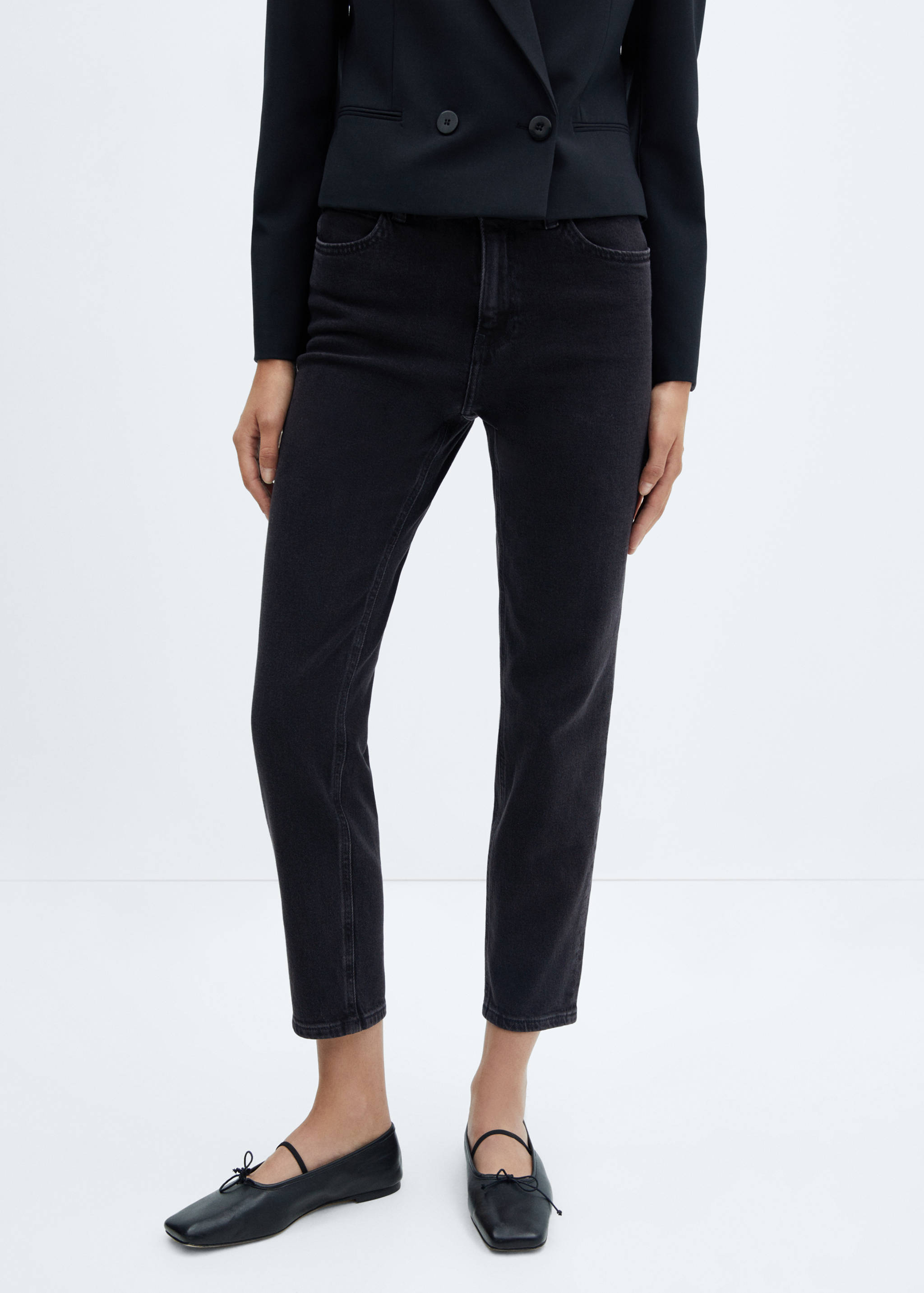 Jean Newmom confort taille haute - Plan moyen