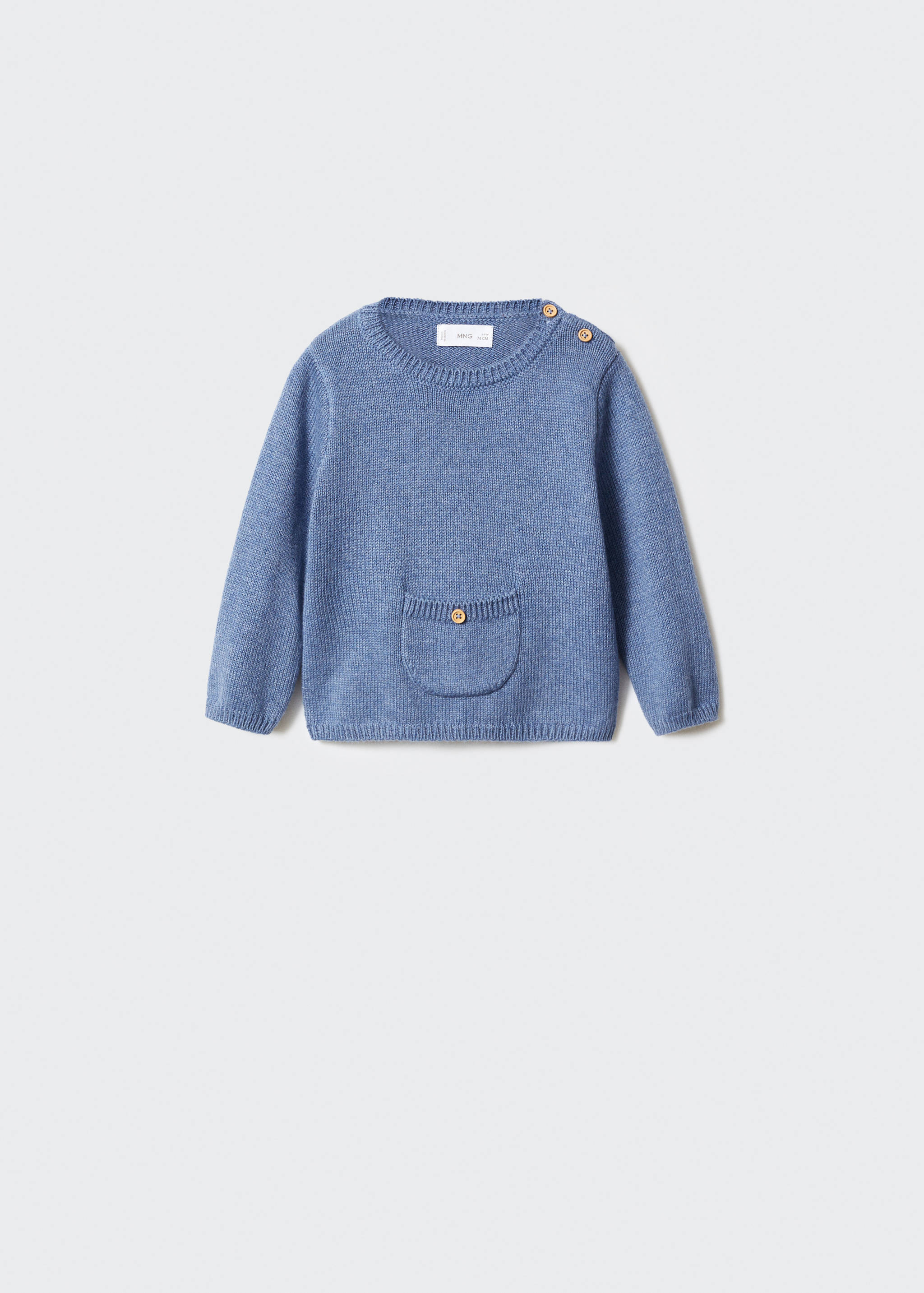 Pull-over jaspé coton - Article sans modèle