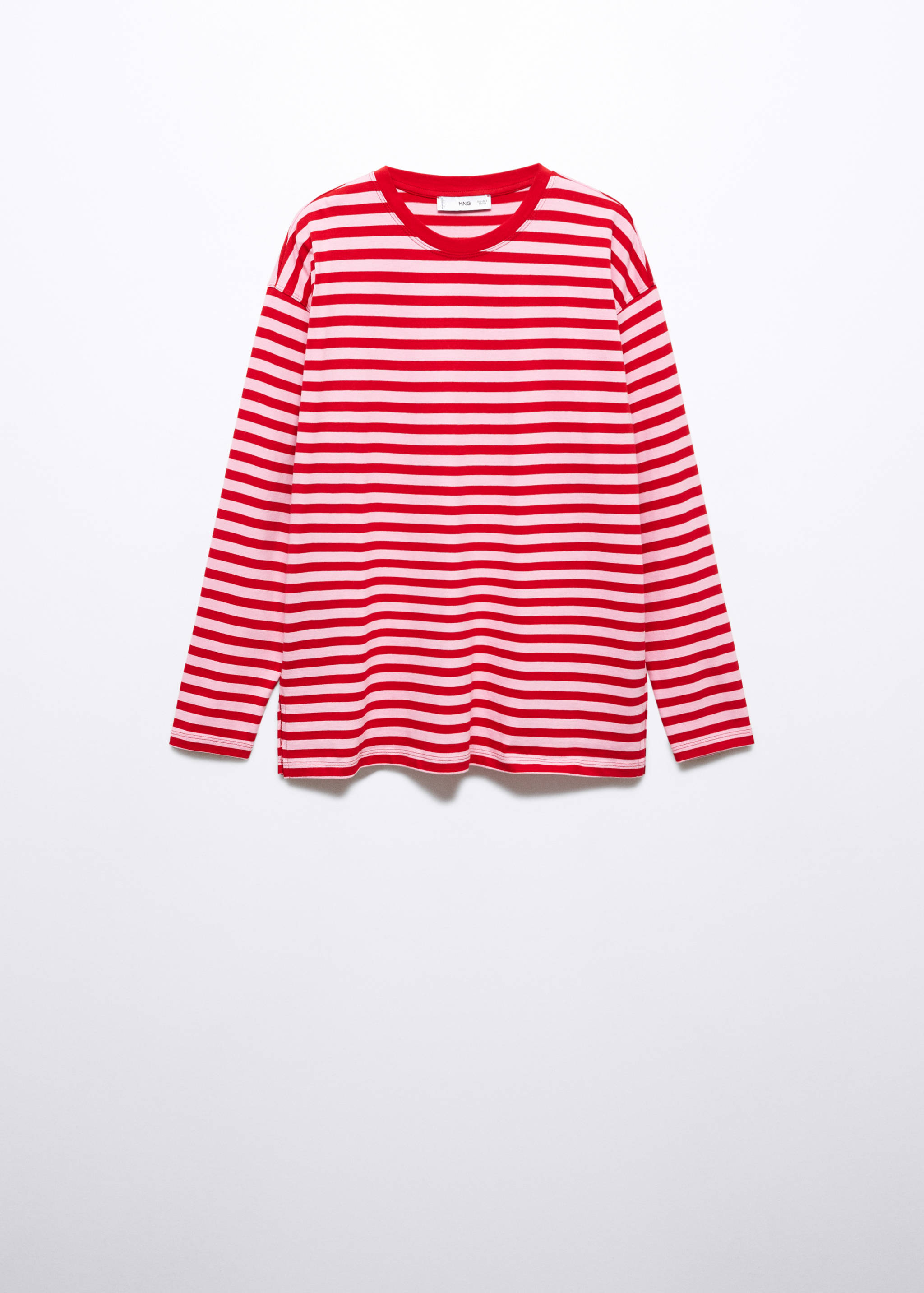Striped oversized t-shirt - Article without model