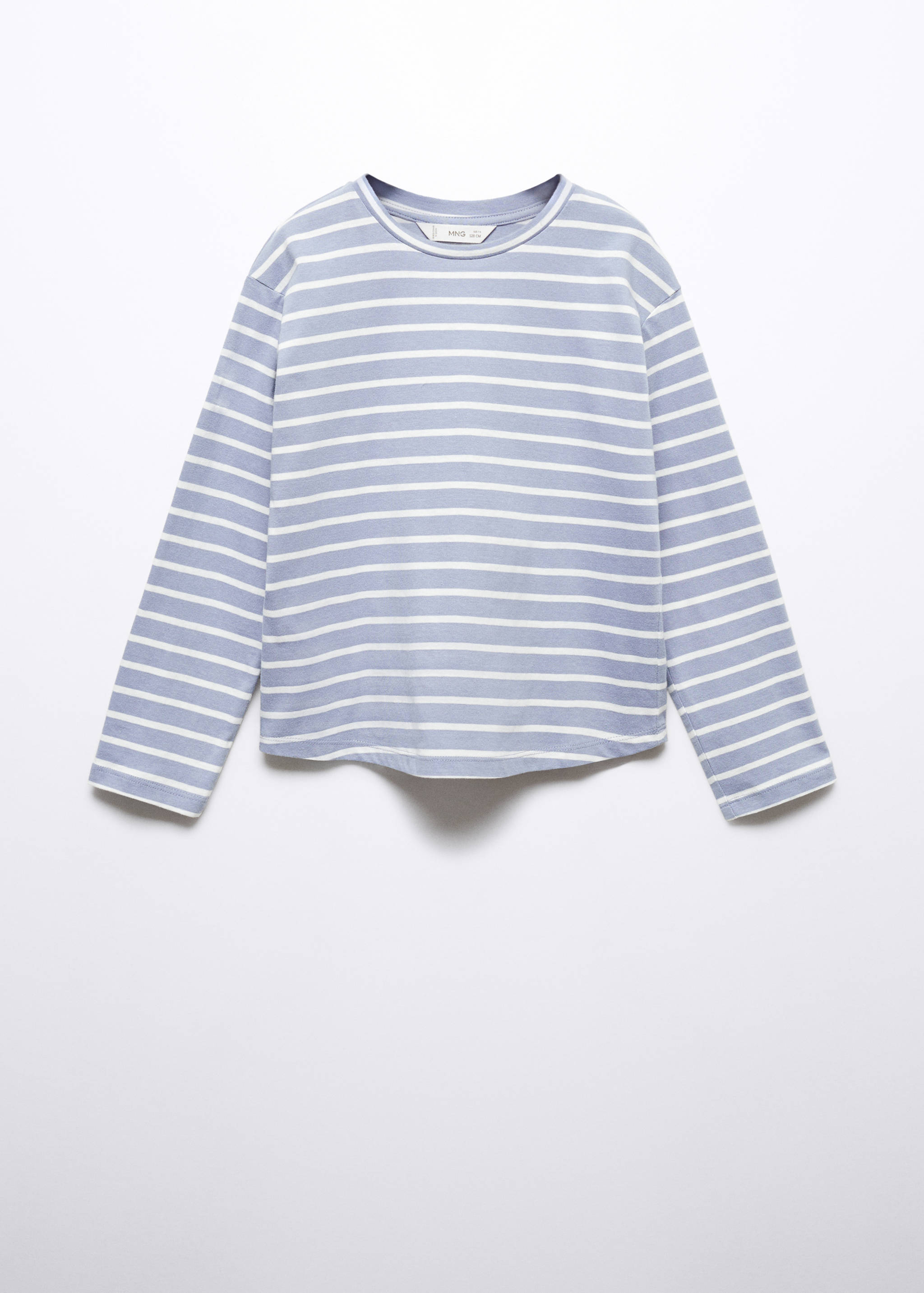 T-shirt manches longues rayures - Article sans modèle