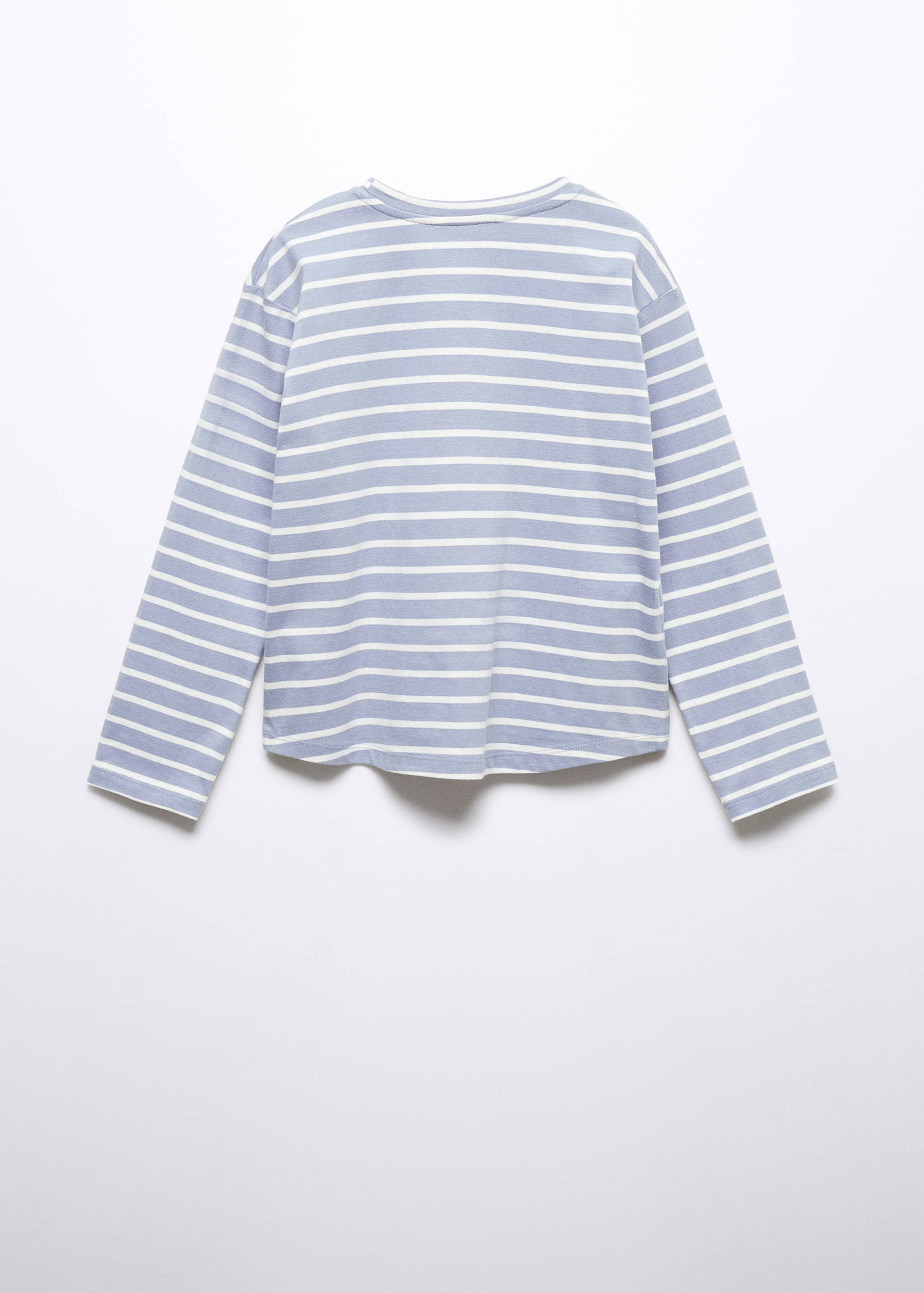 T-shirt manches longues rayures - Verso de l’article