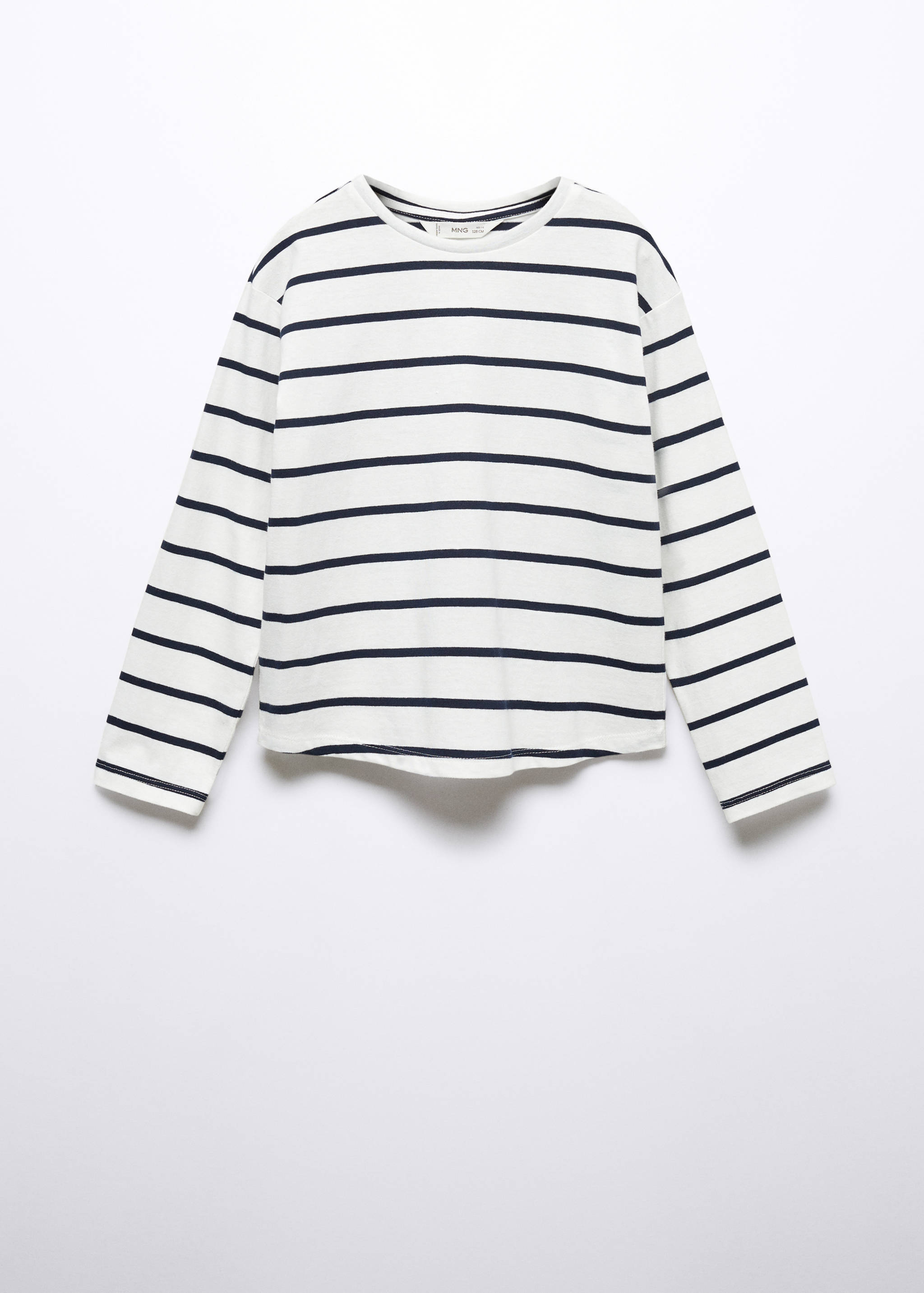 T-shirt manches longues rayures - Article sans modèle