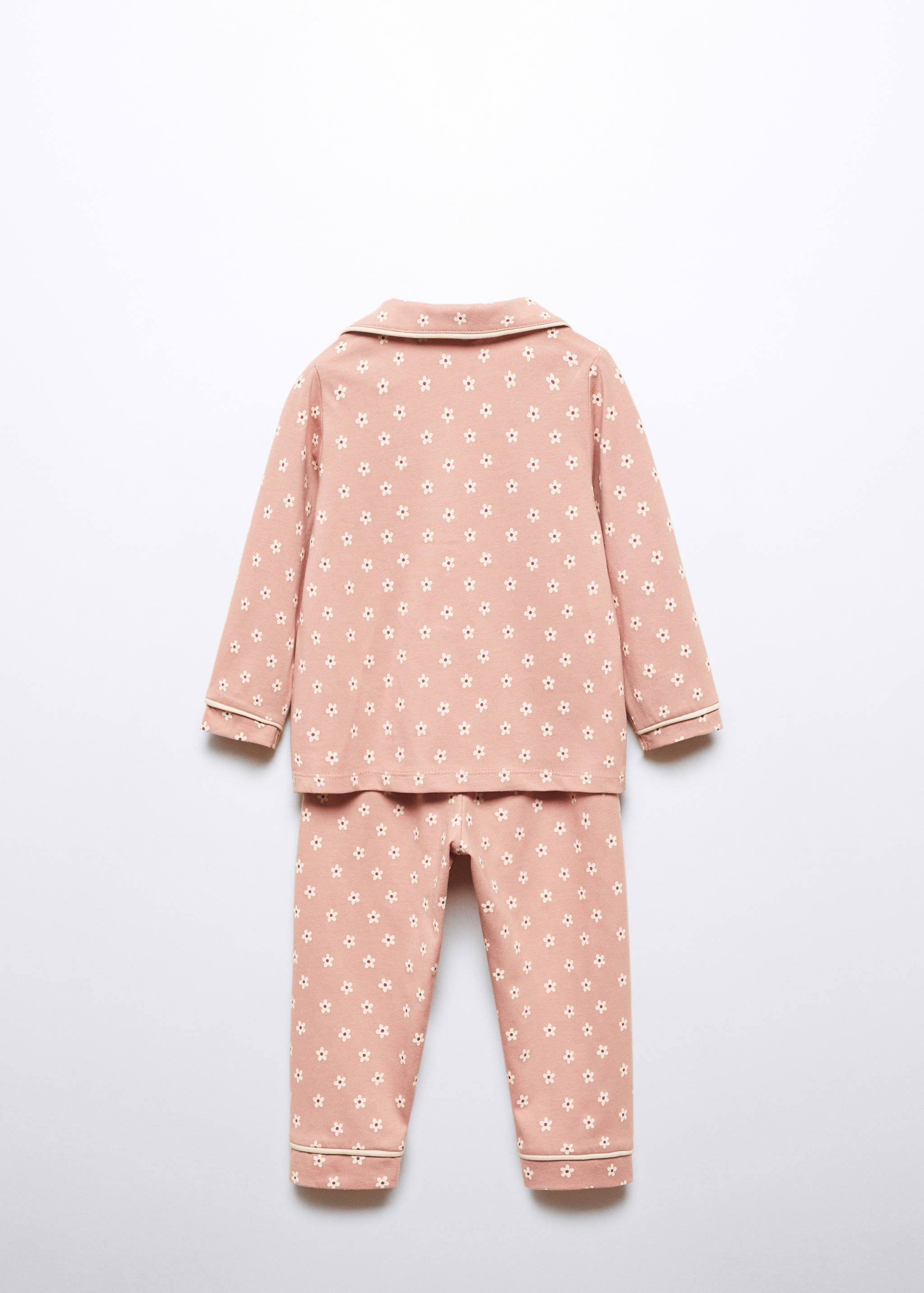 Pyjama fleurs coton - Verso de l’article