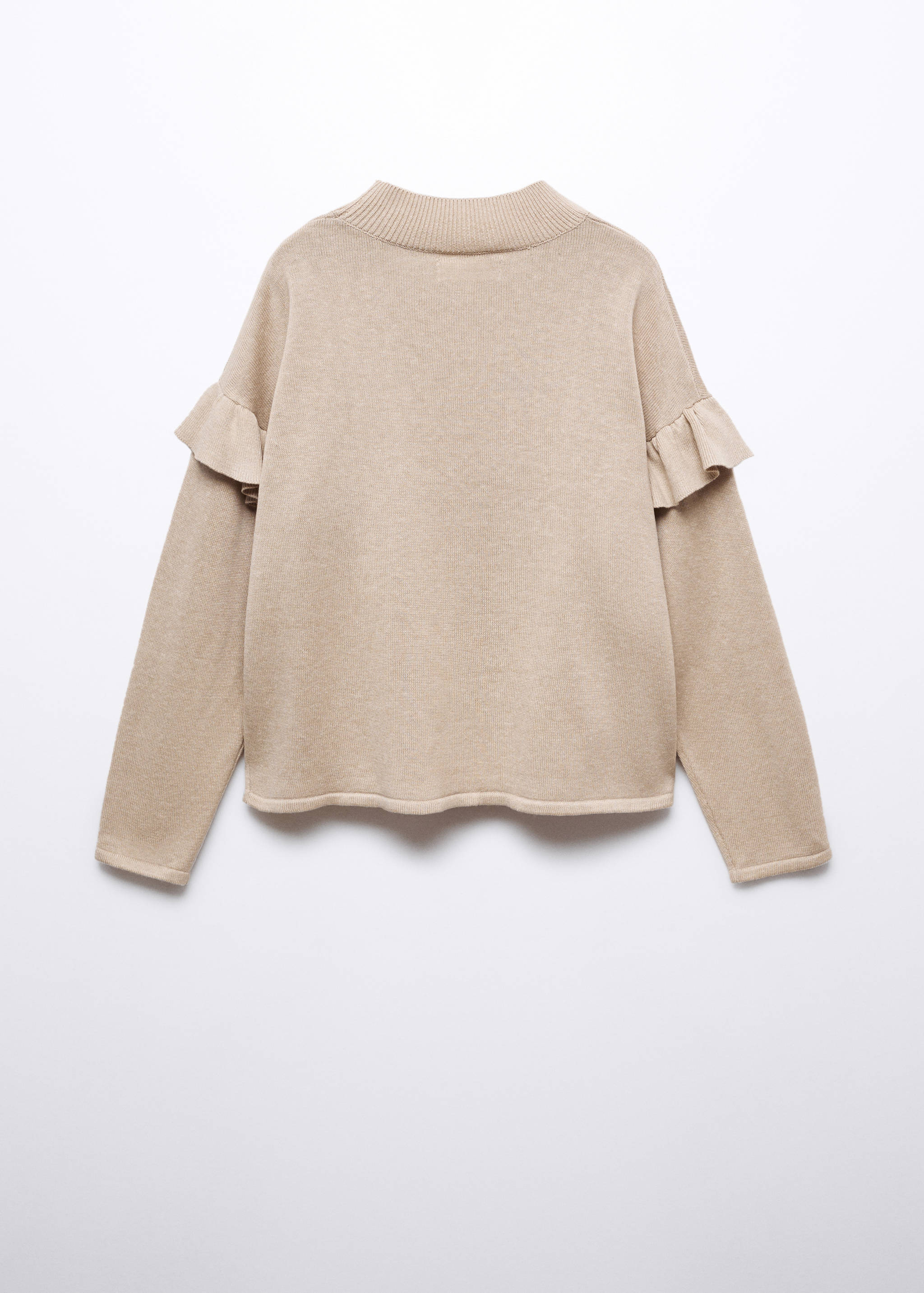Ruffled detail sweater - Reverse of the article
