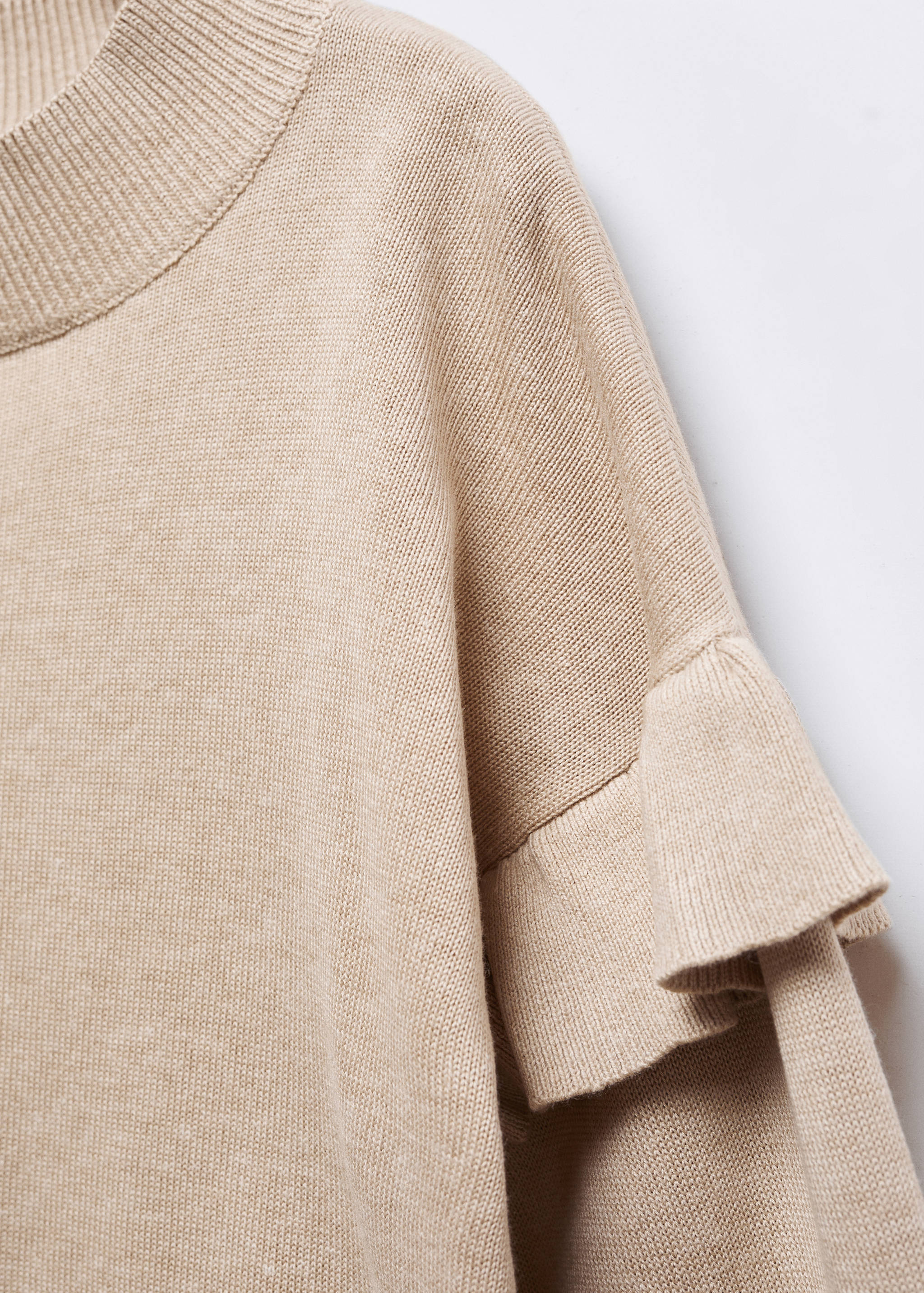 Ruffled detail sweater - Details of the article 8