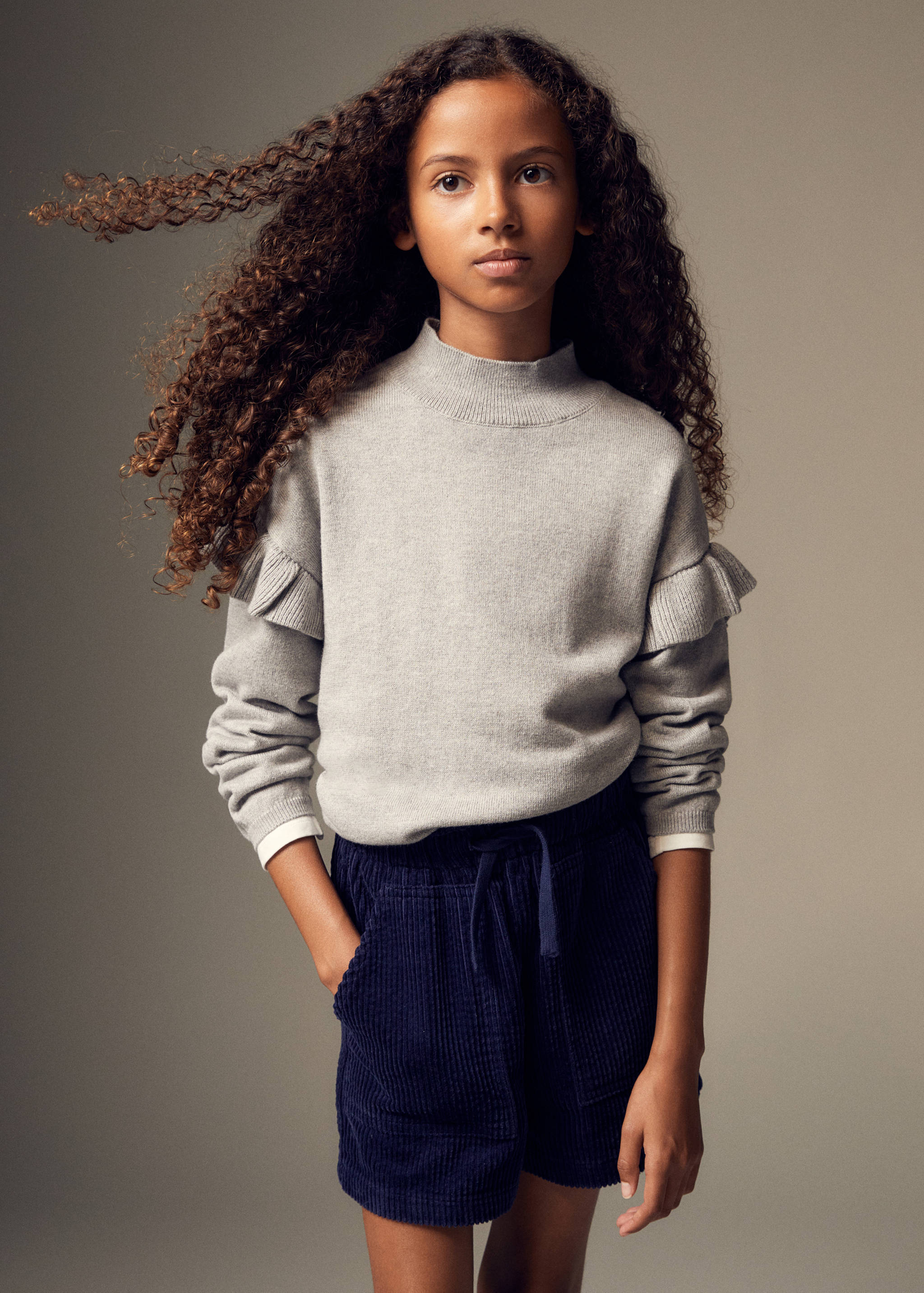 Ruffled detail sweater - Details of the article 6