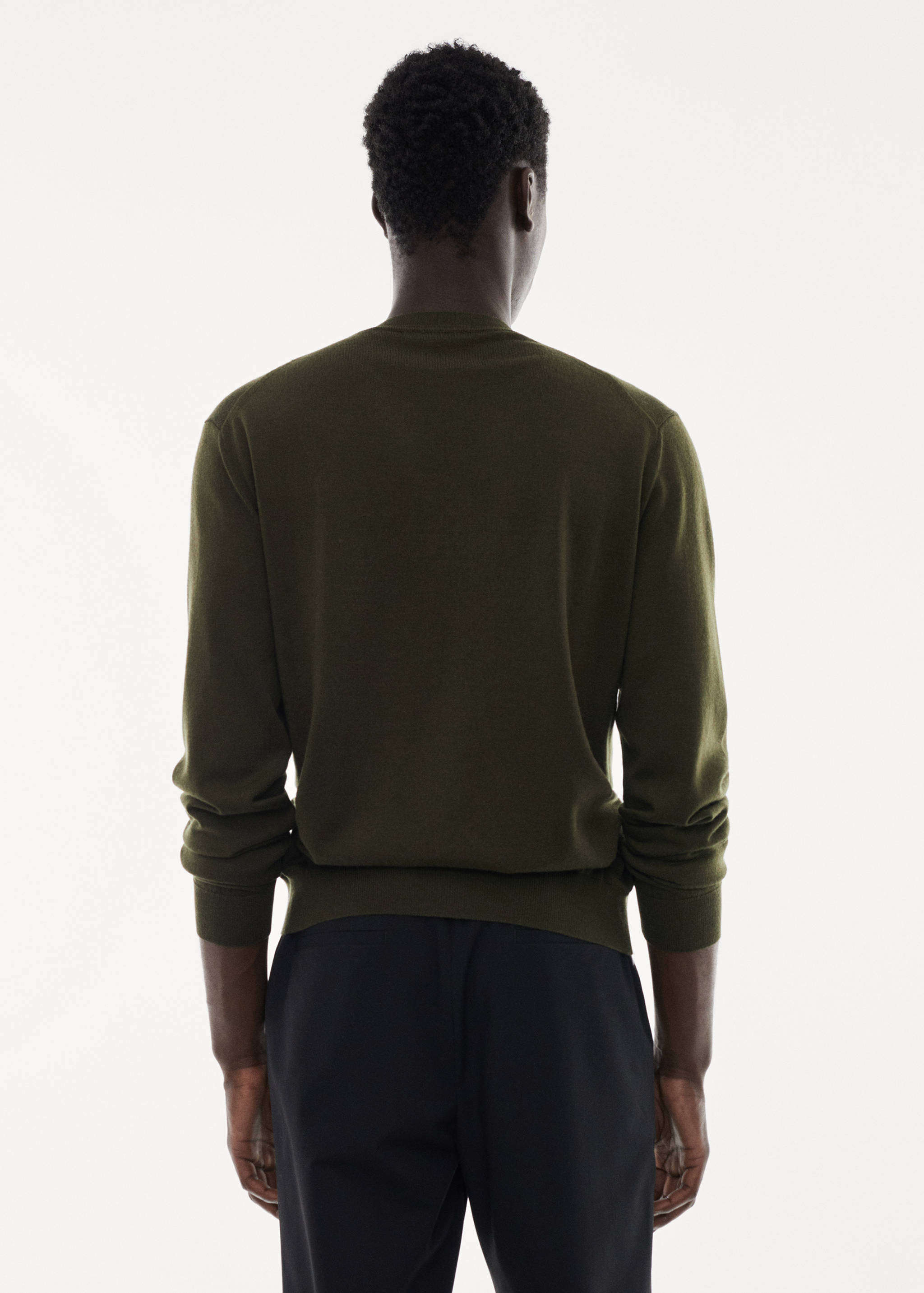 Jersey lana merino lavable - Reverso del artículo