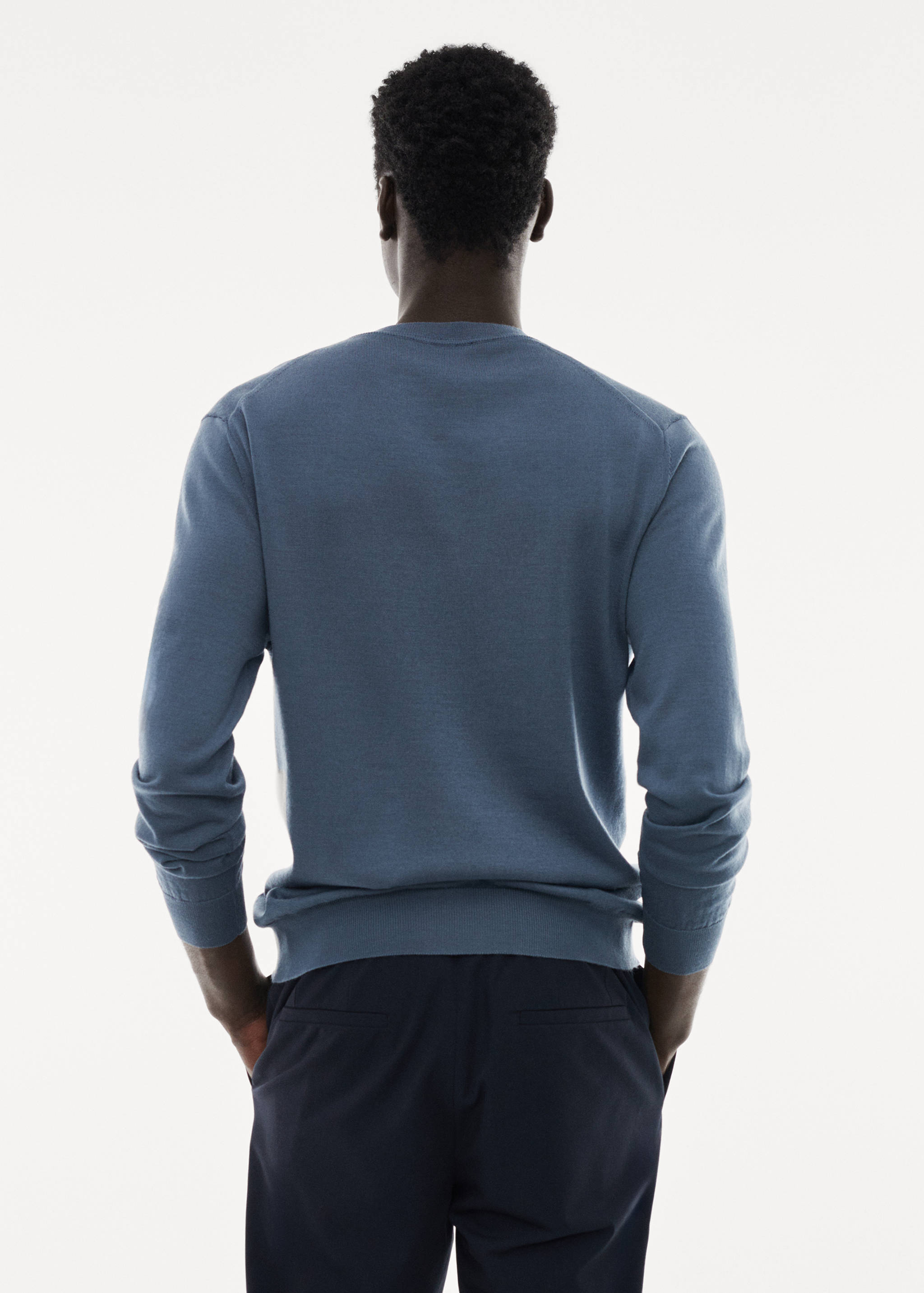 Jersey lana merino lavable - Reverso del artículo