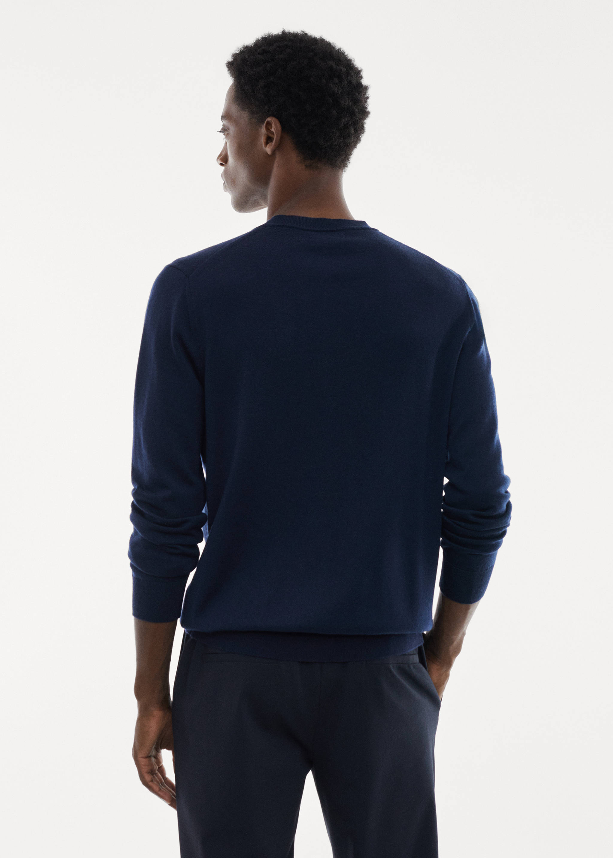 Jersey lana merino lavable - Reverso del artículo