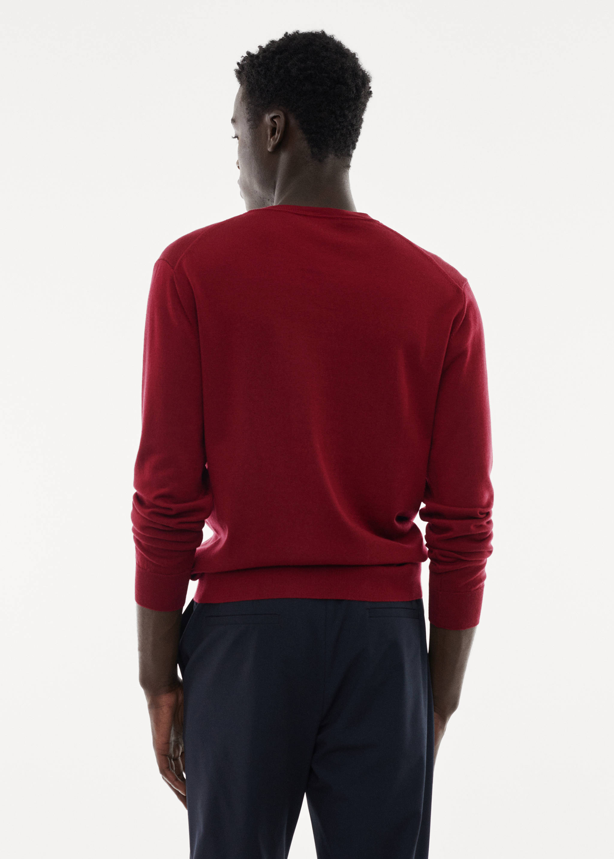 Jersey lana merino lavable - Reverso del artículo