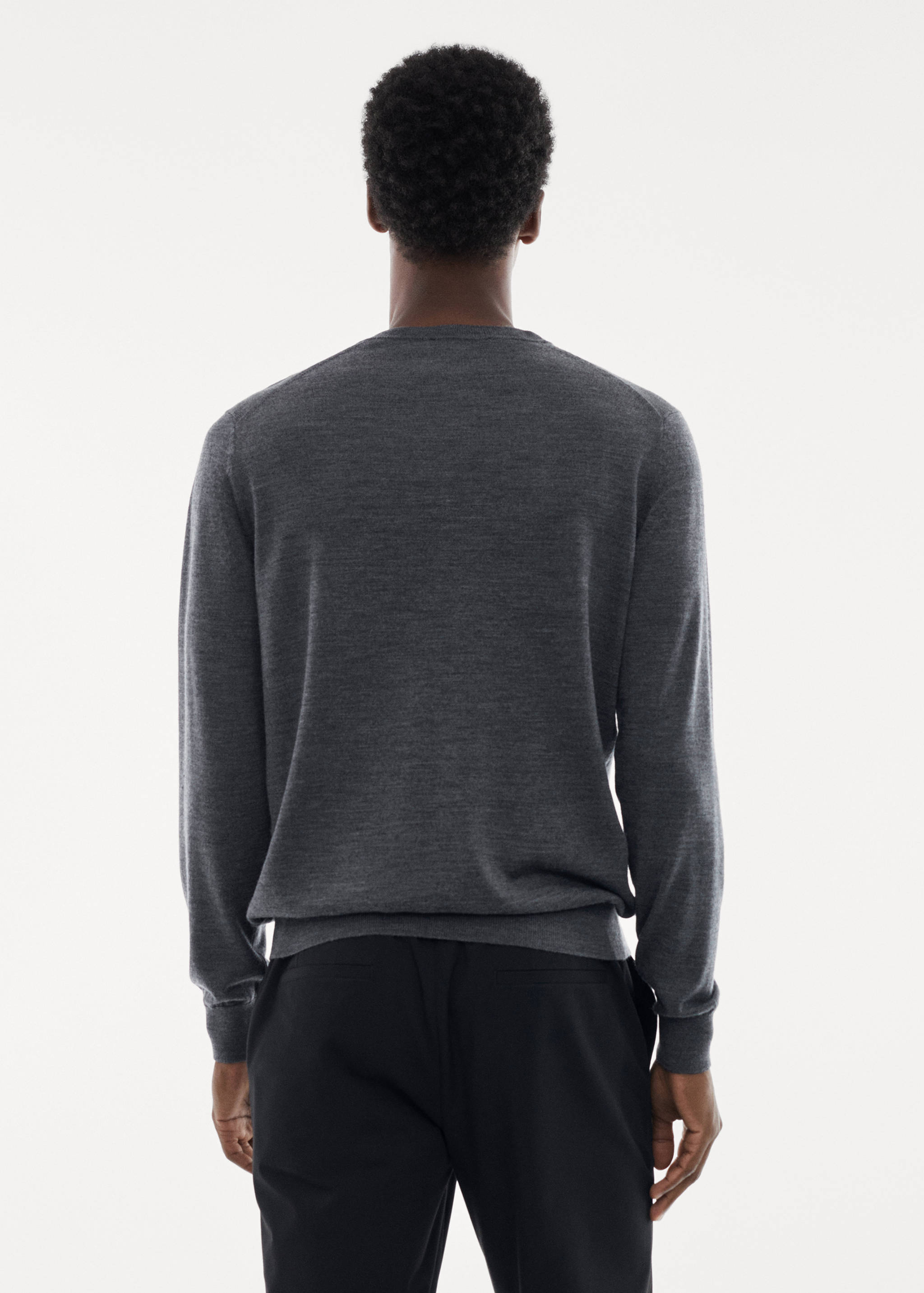 Jersey lana merino lavable - Reverso del artículo