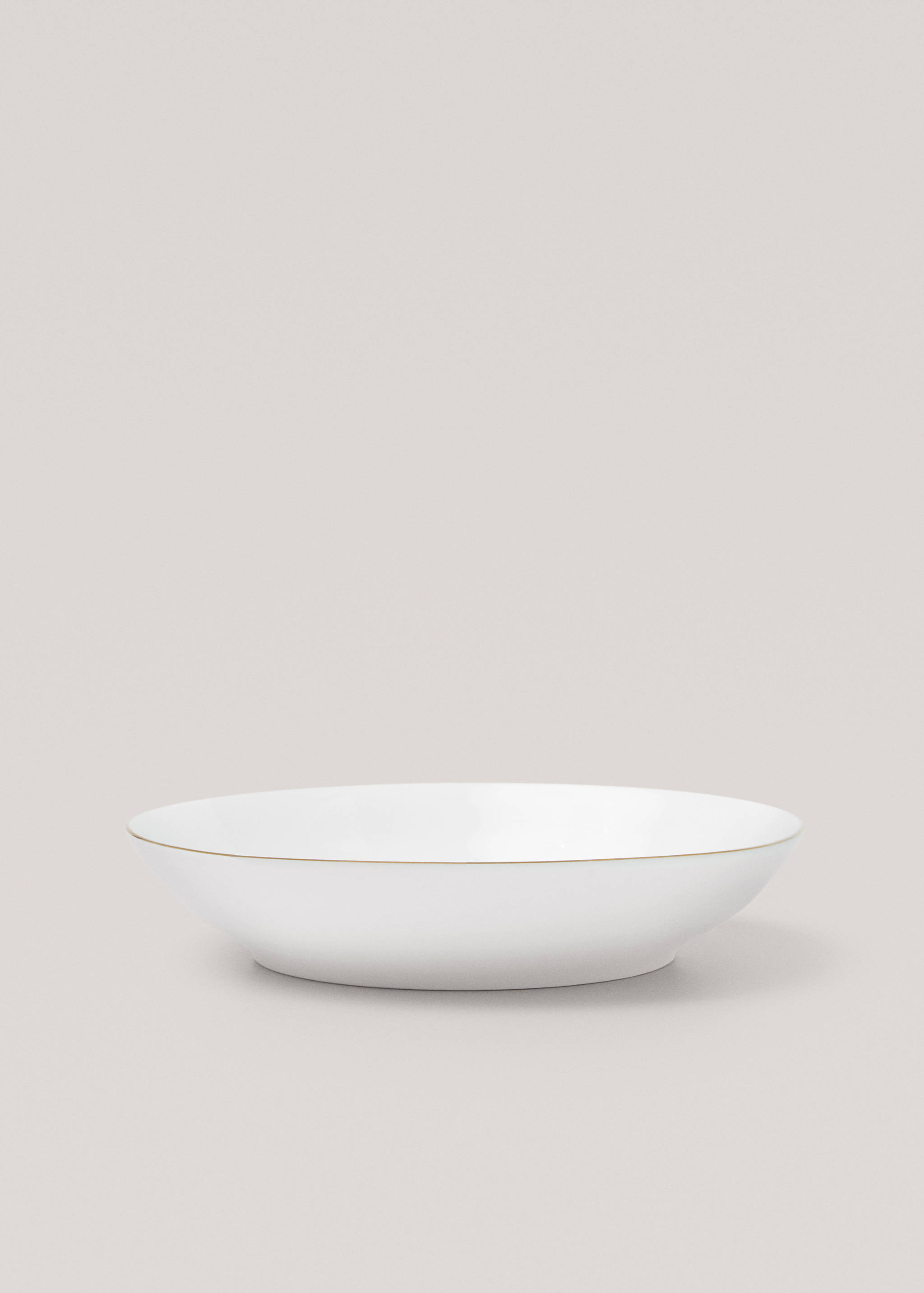 Suppenteller aus Bone China mit Rand - Detail des Artikels 1