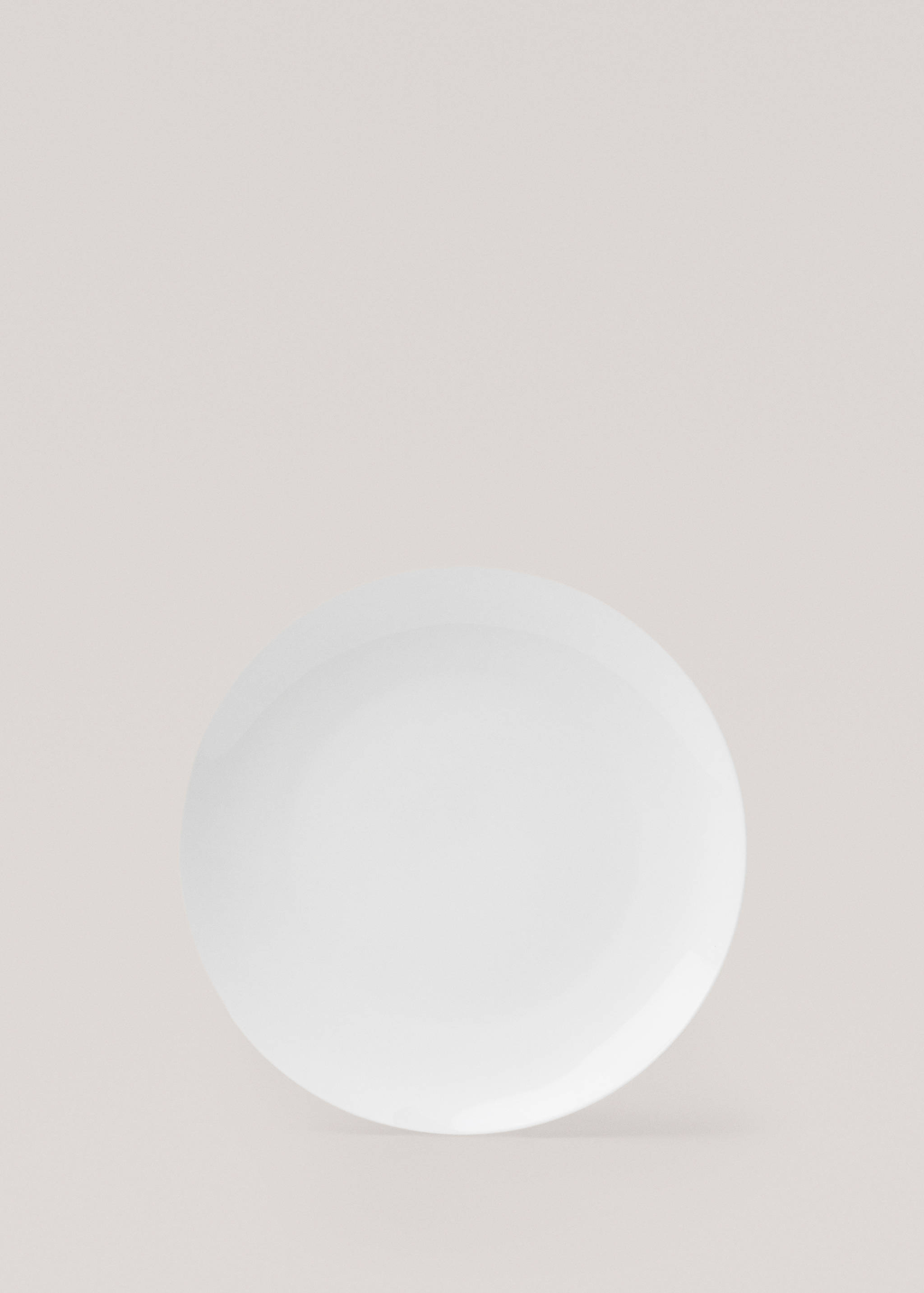Flacher Teller aus Bone-China-Porzellan - Artikel ohne Model