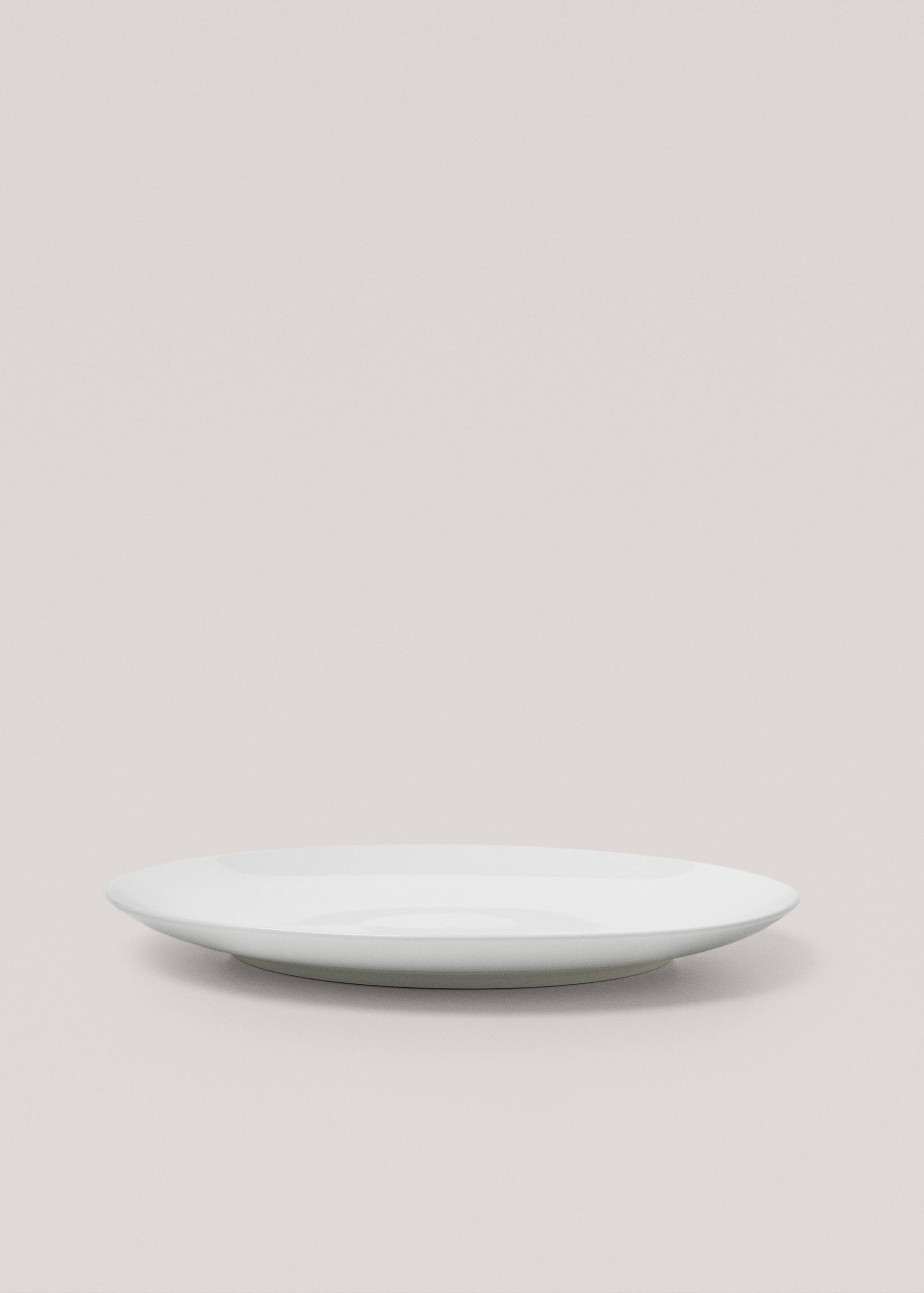 Flacher Teller aus Bone-China-Porzellan - Detail des Artikels 1