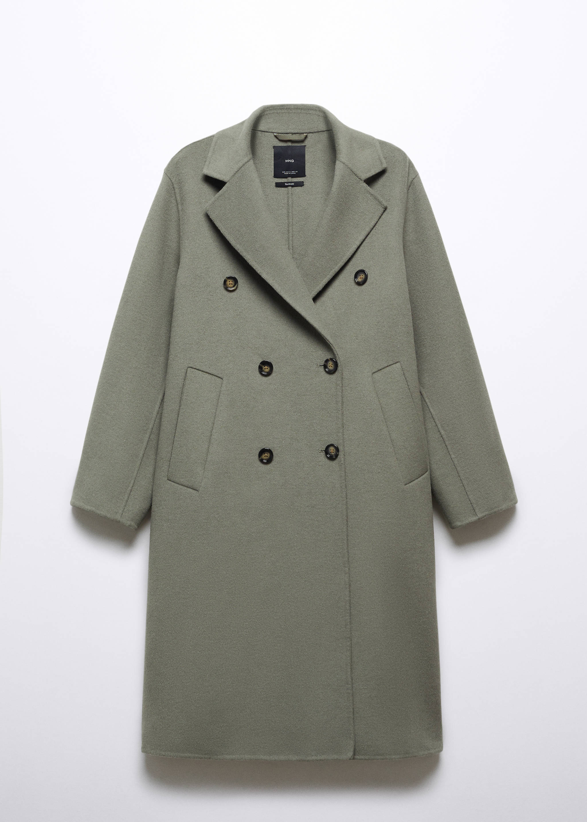 Handmade oversized wool coat - Article without model