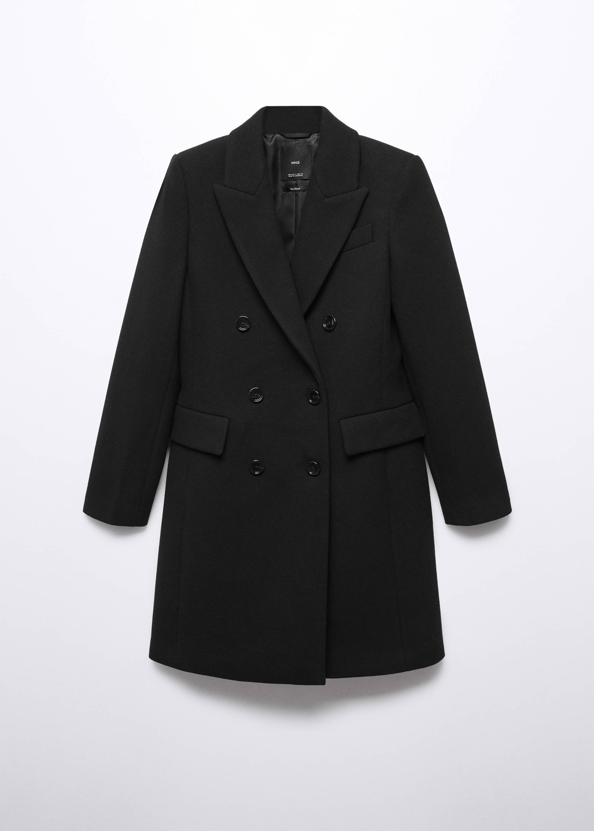 Abrigo lana cruzado - Artículo sin modelo