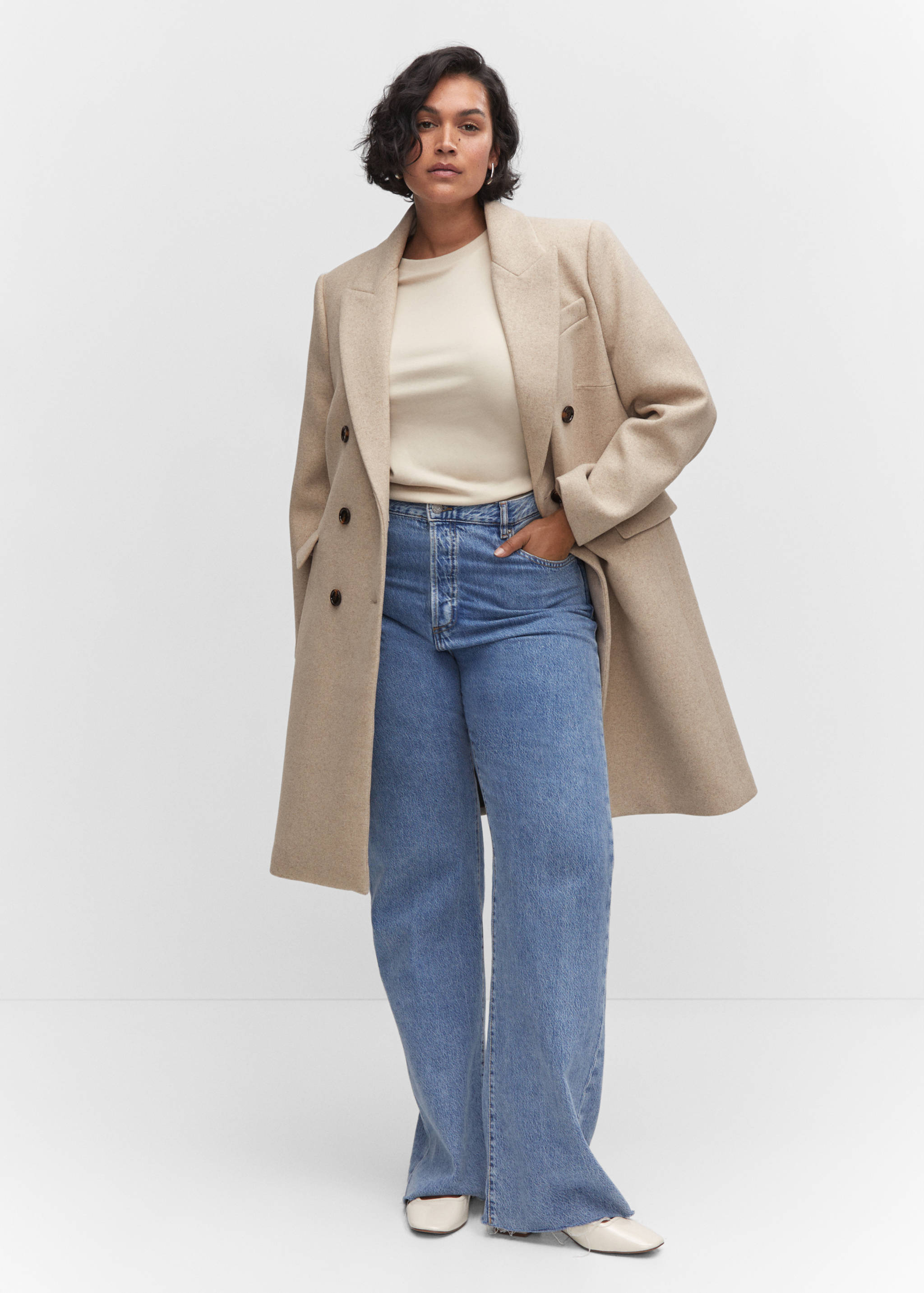 Wool double-breasted coat - Details of the article 3