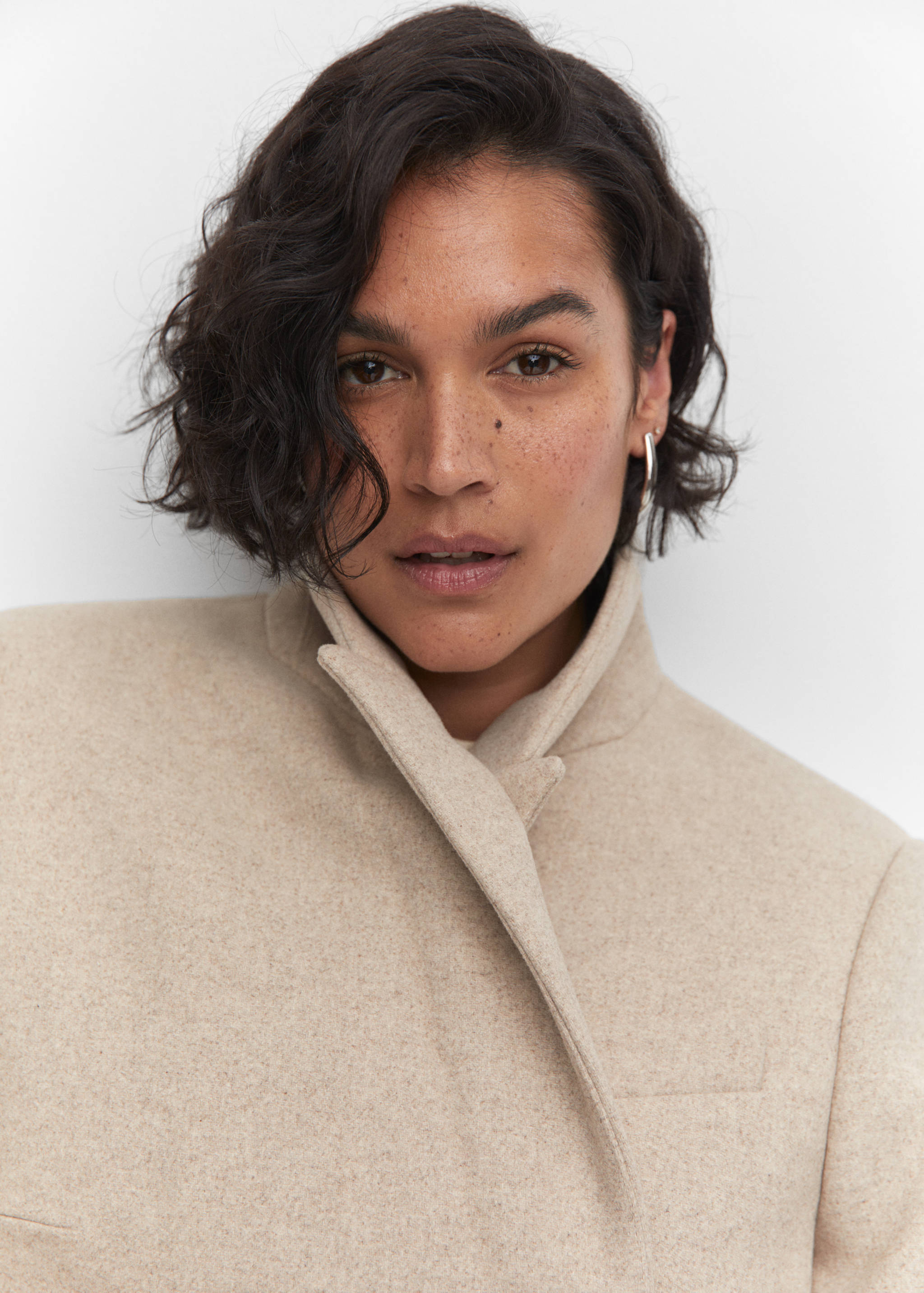 Wool double-breasted coat - Details of the article 4