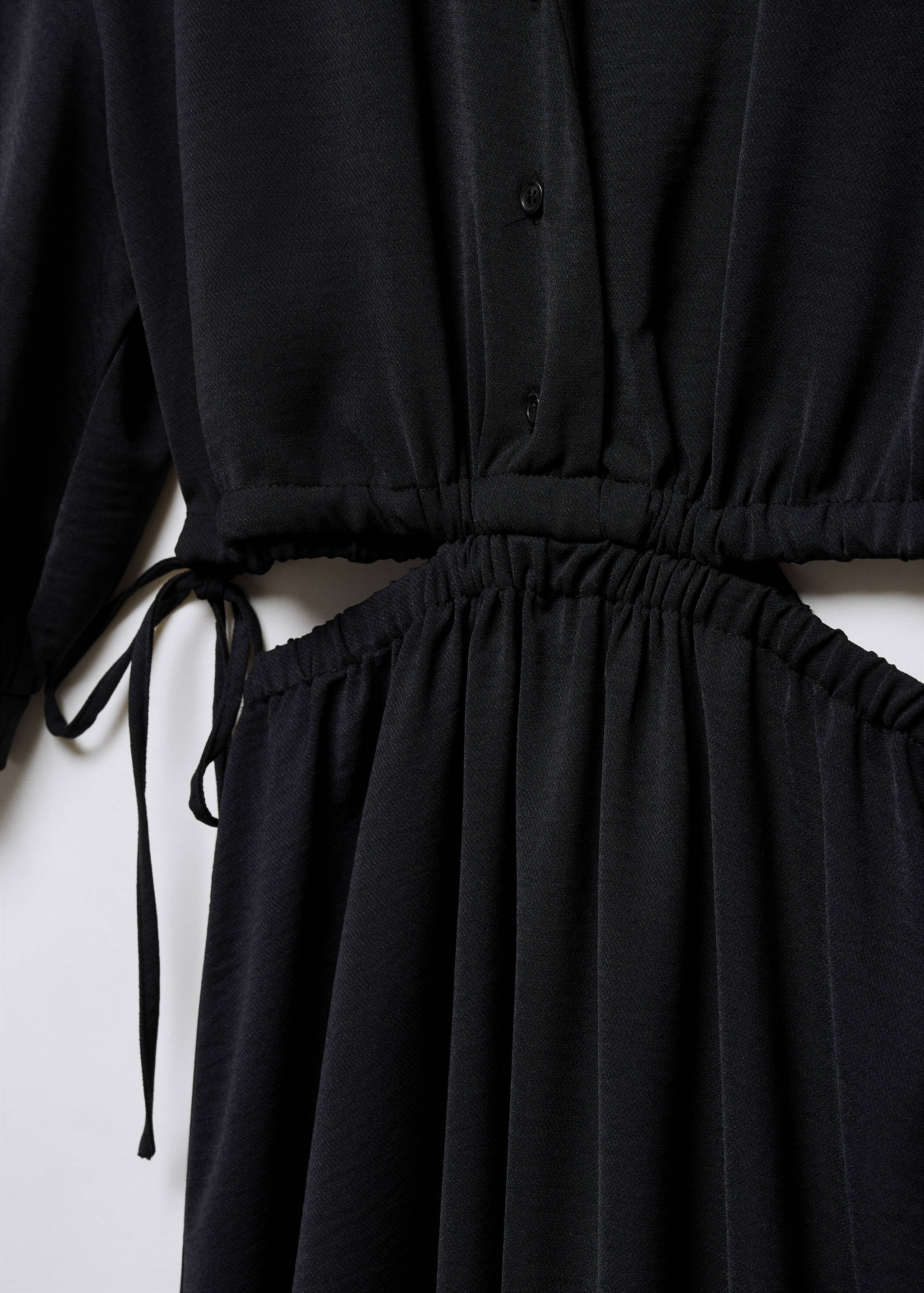 Shirt dress with slits - Details of the article 8